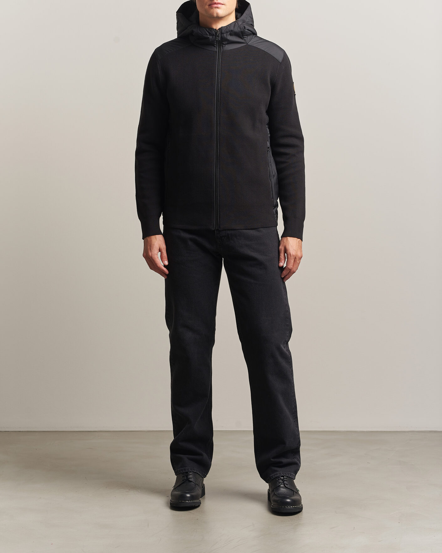 Hombres | Abrigos y chaquetas | Belstaff | Console Hooded Hybrid Jacket Black