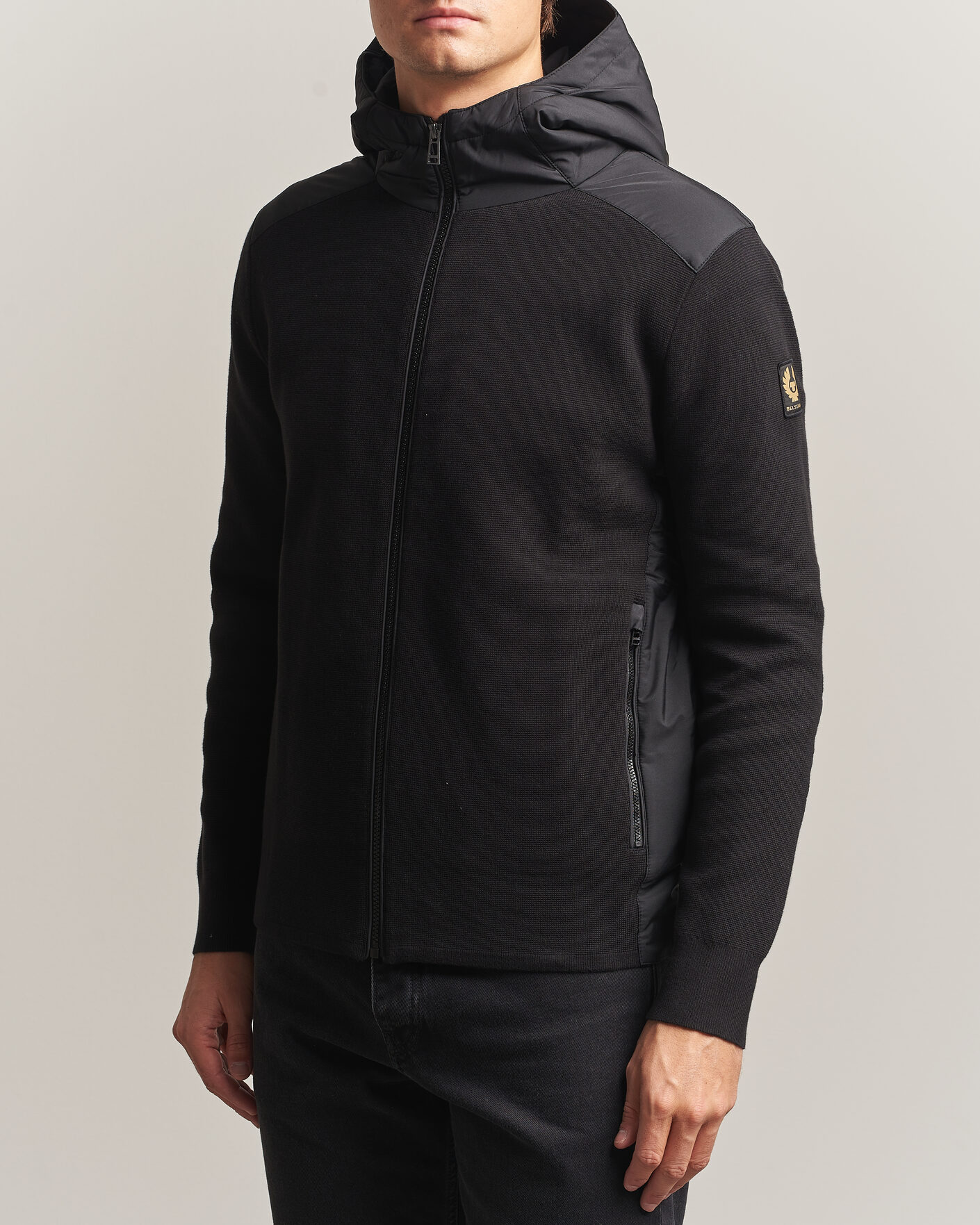 Hombres | Abrigos y chaquetas | Belstaff | Console Hooded Hybrid Jacket Black