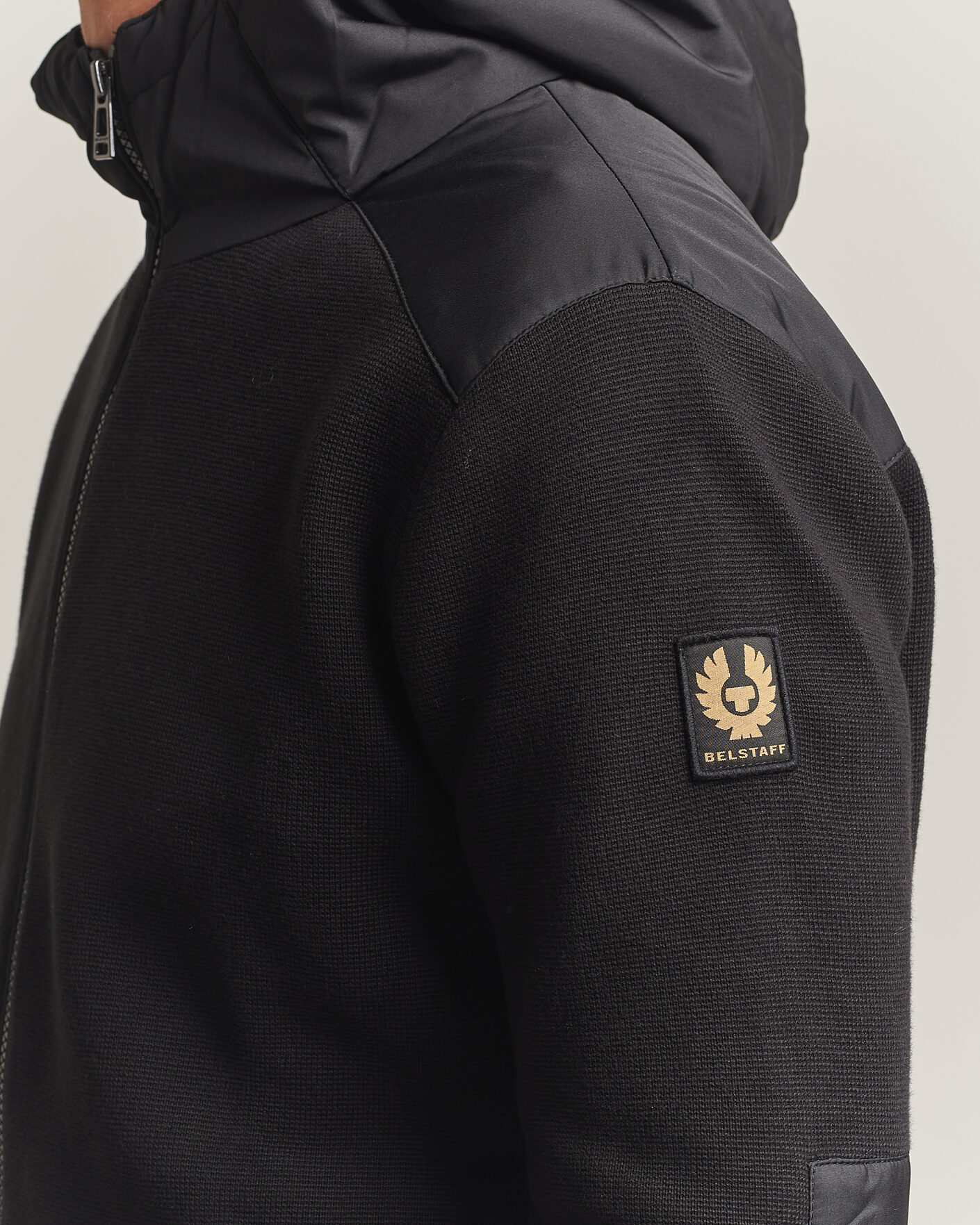 Hombres | Abrigos y chaquetas | Belstaff | Console Hooded Hybrid Jacket Black