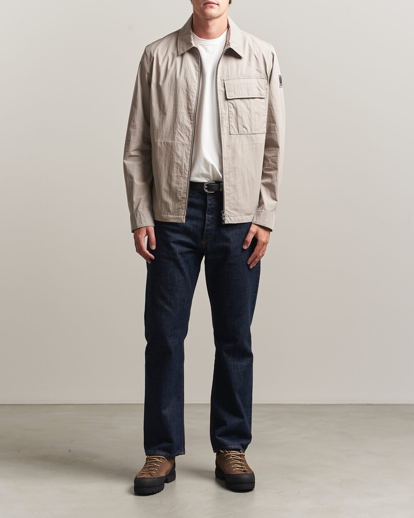 Hombres | Camisas | Belstaff | Cargo Overshirt Concrete