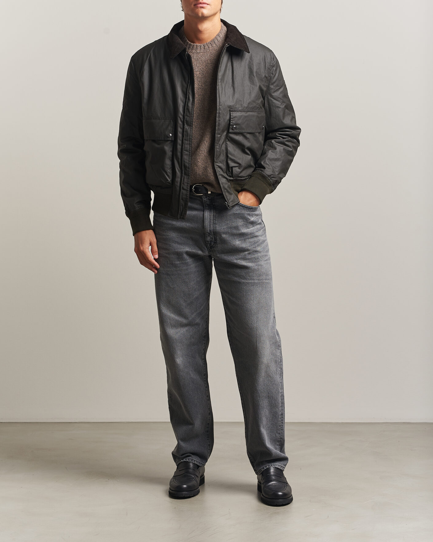 Hombres | Abrigos y chaquetas | Belstaff | Mount Wax Bomber Jacket Faded Olive