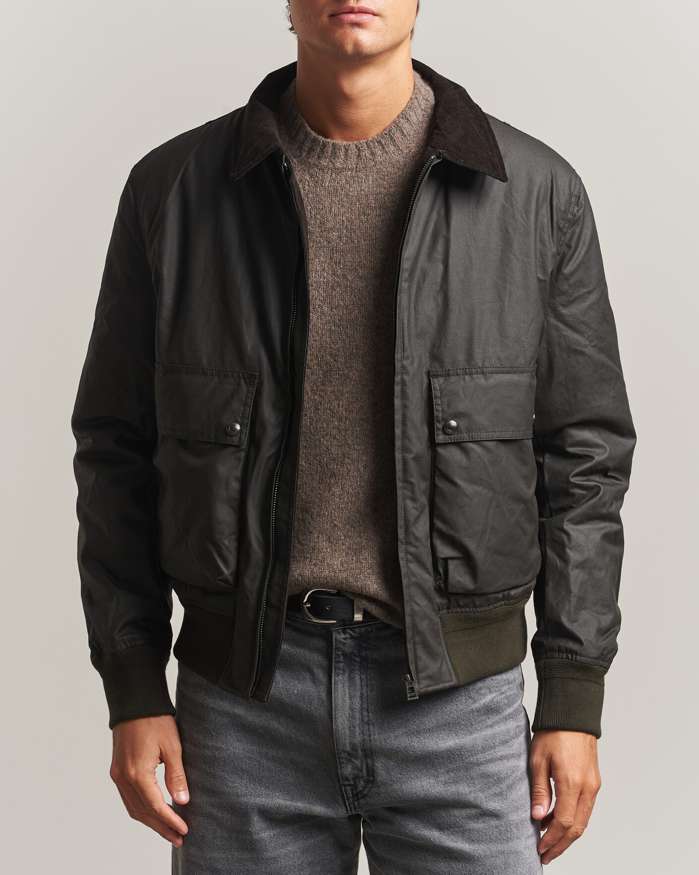 Hombres | Abrigos y chaquetas | Belstaff | Mount Wax Bomber Jacket Faded Olive