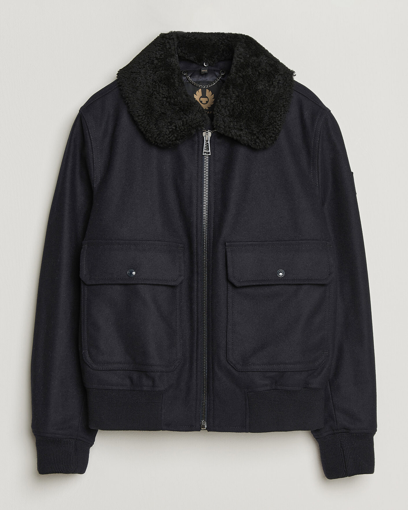 Hombres | Abrigos y chaquetas | Belstaff | Welder Wool Bomber Jacket Dark Ink