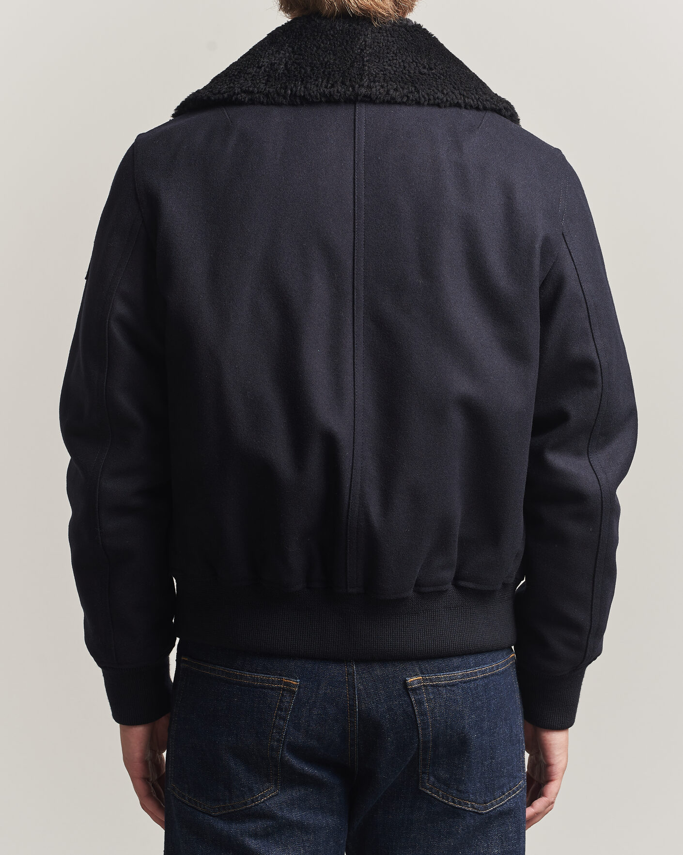 Hombres | Abrigos y chaquetas | Belstaff | Welder Wool Bomber Jacket Dark Ink