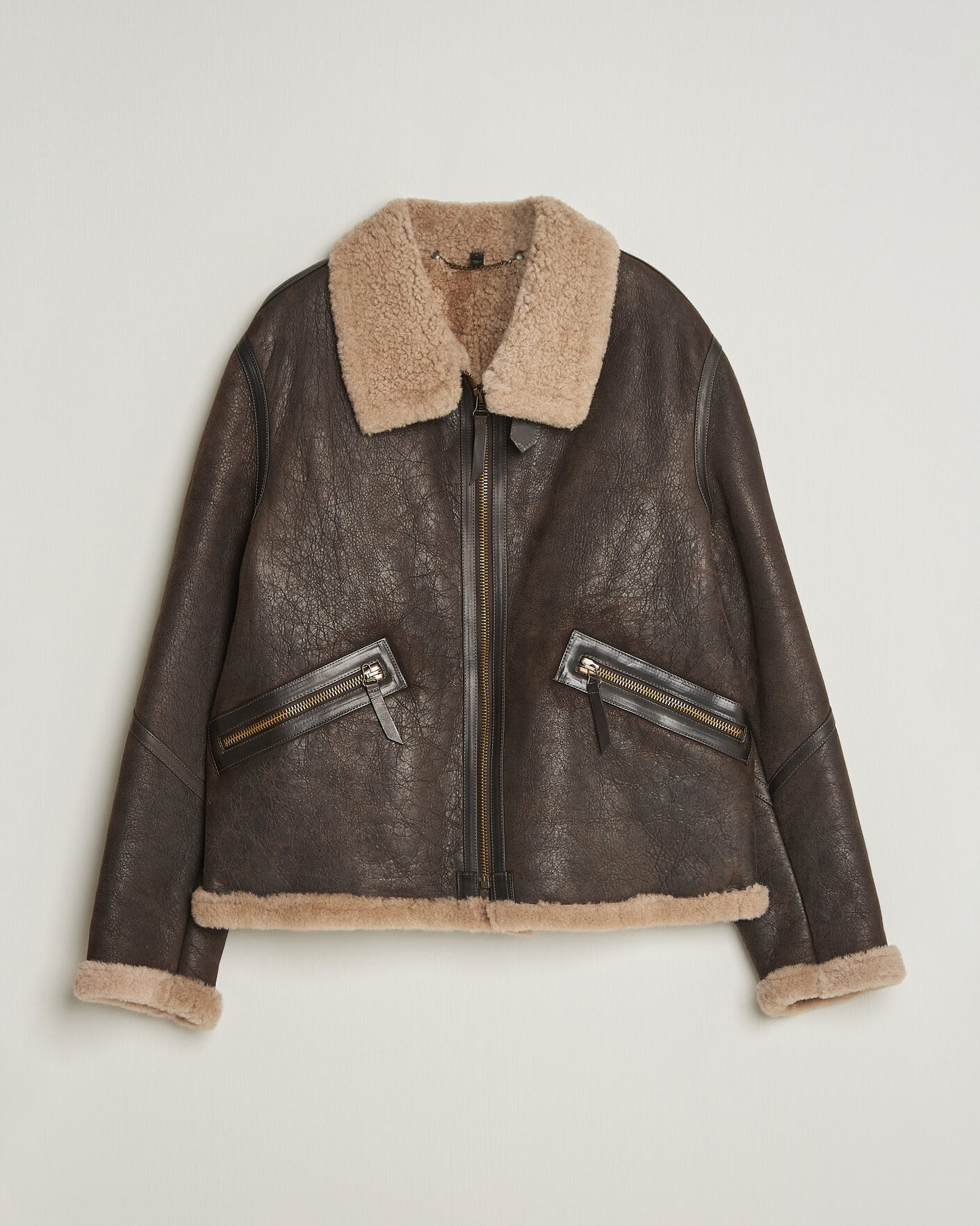 Hombres | Abrigos y chaquetas | Belstaff | Winterbrook Shearling Jacket Dark Brown