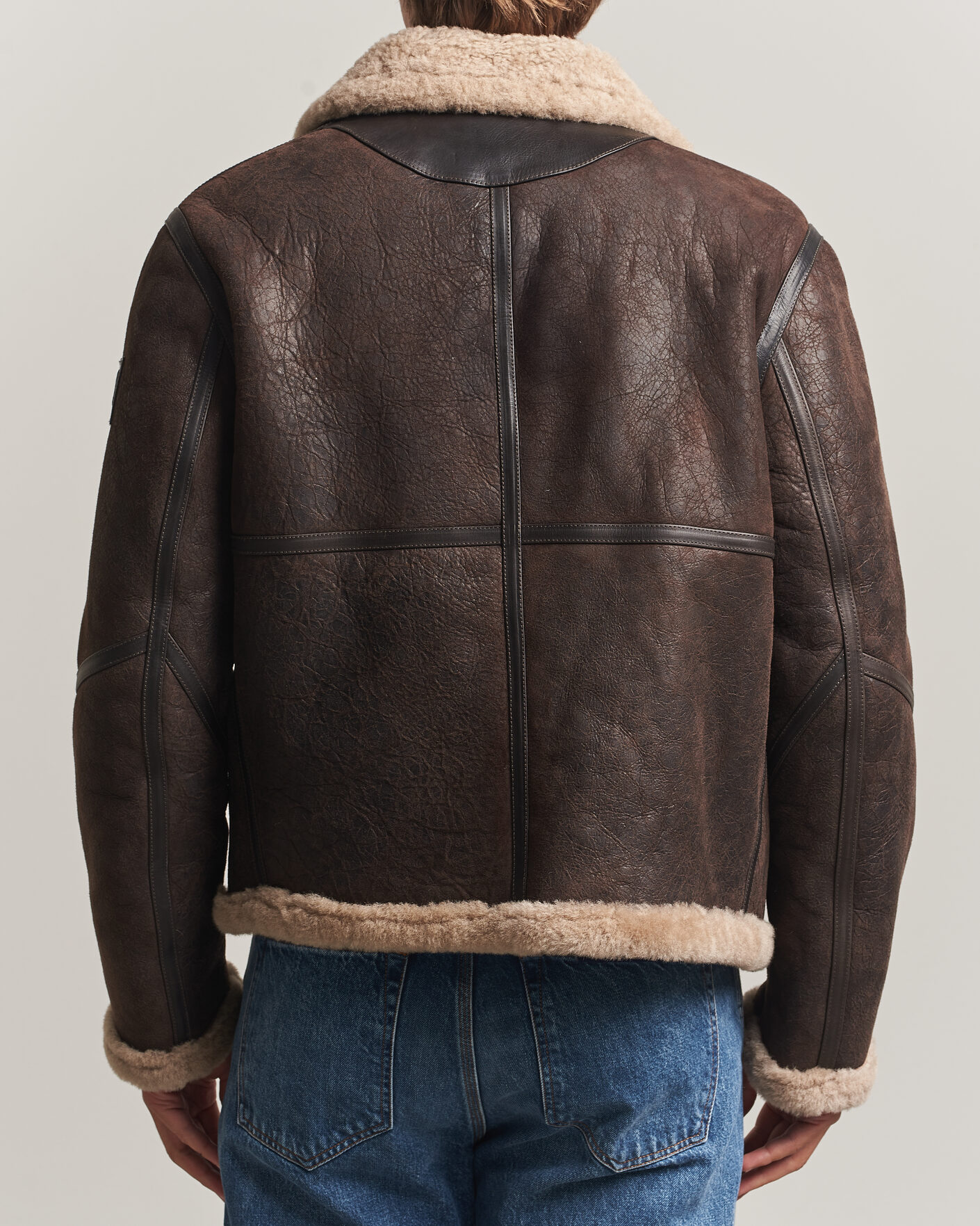 Hombres | Abrigos y chaquetas | Belstaff | Winterbrook Shearling Jacket Dark Brown