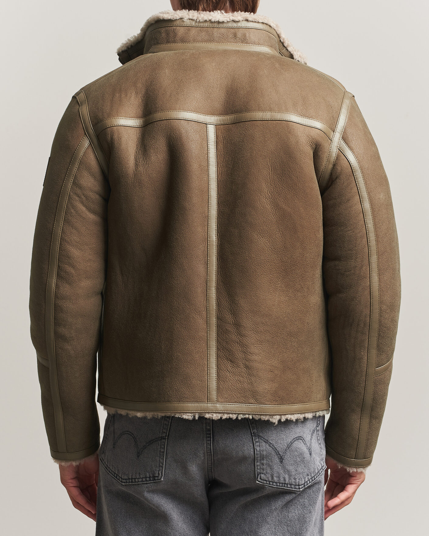Hombres | Abrigos y chaquetas | Belstaff | Highland Shearling Jacket Dark Dusty Taupe