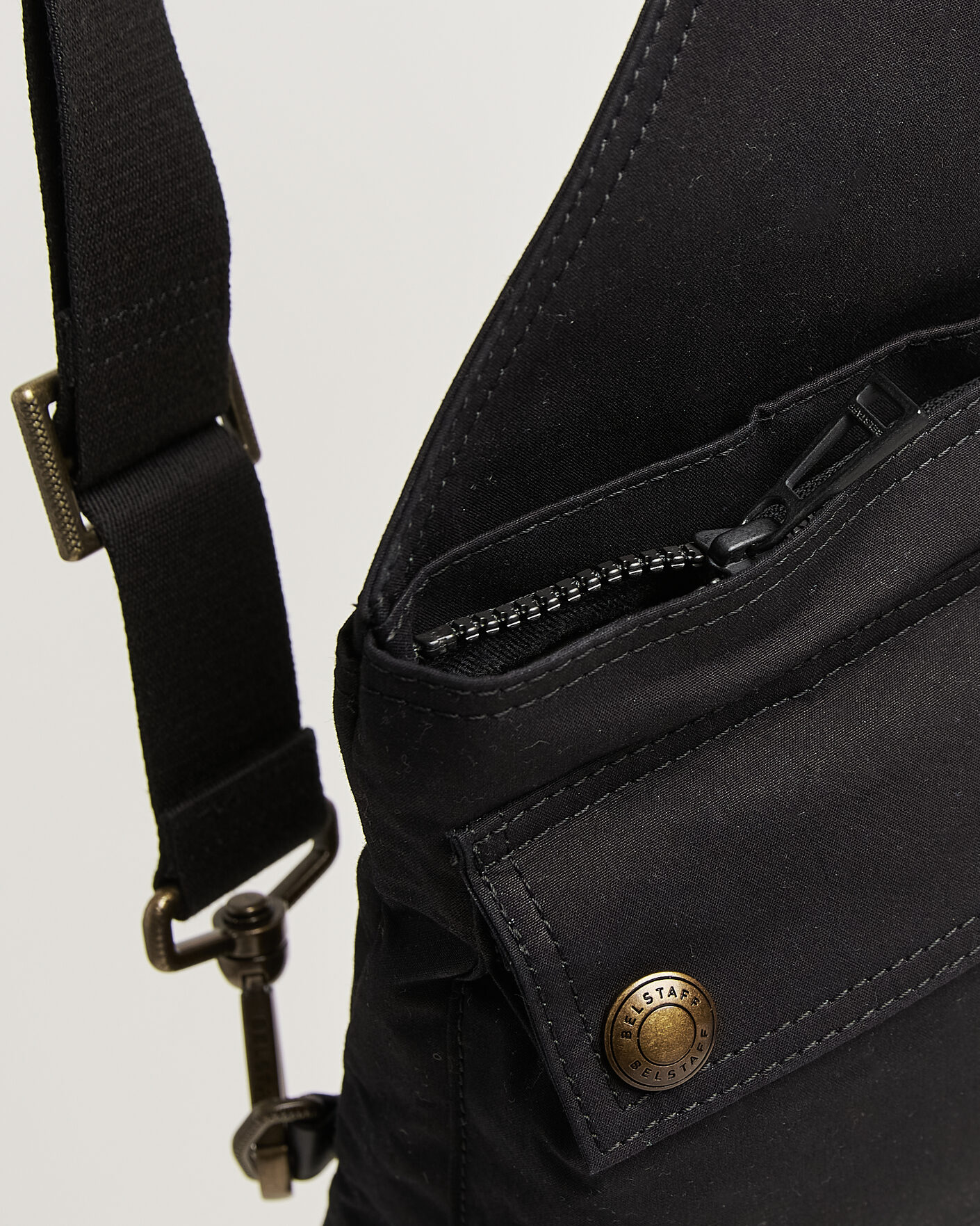 Hombres | Bolsos | Belstaff | Trailmaster Waxed Crossbody Bag Black