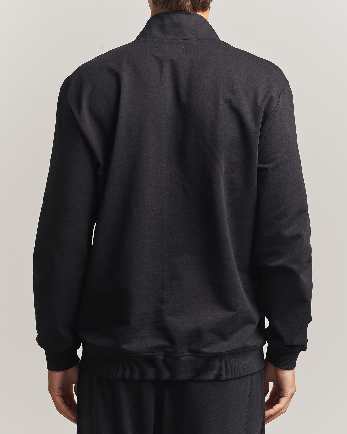 Hombres | Jerséis y prendas de punto | Bread & Boxers | Loungewear Half Zip Black