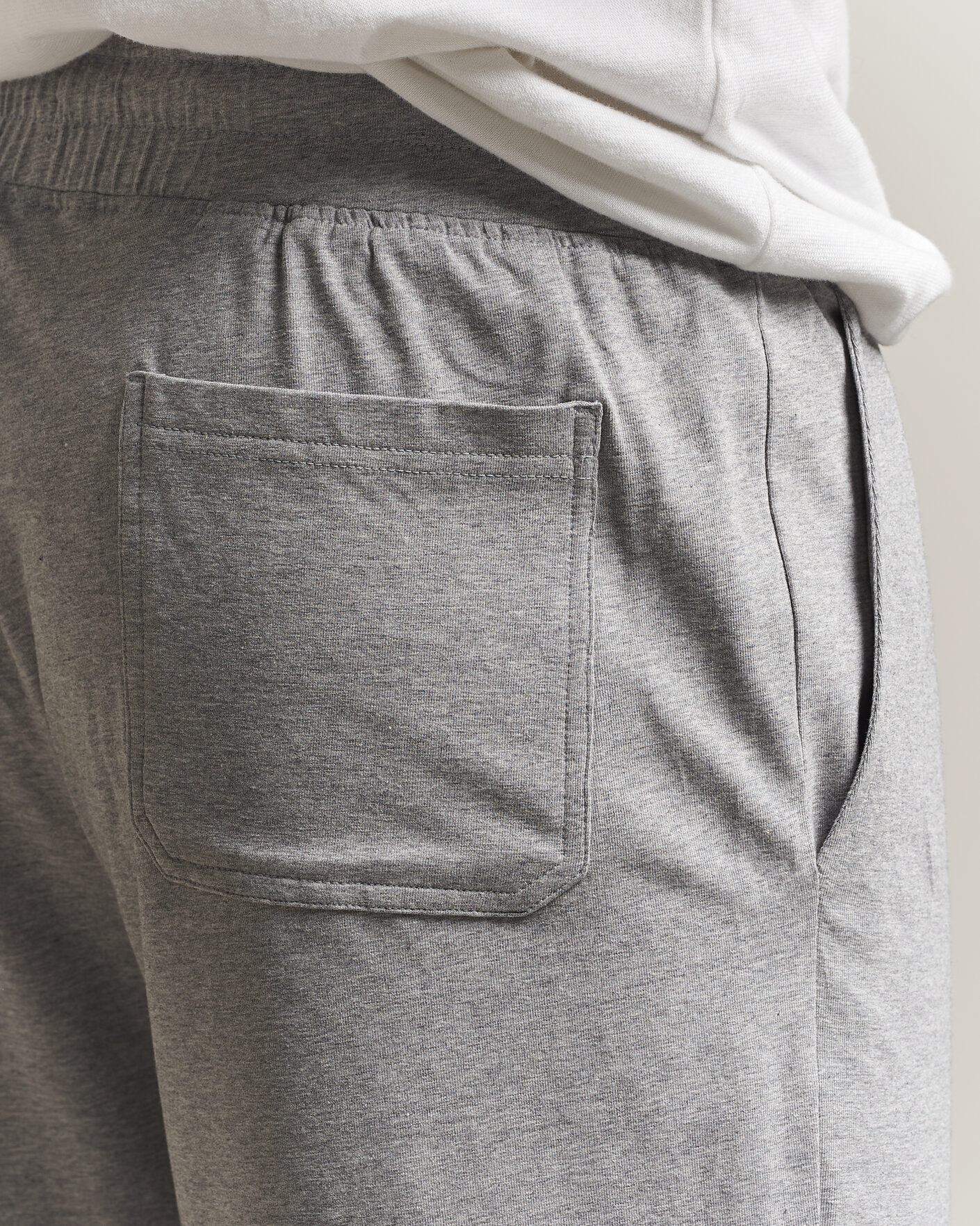 Hombres | Pantalones cortos | Bread & Boxers | Pyjama Shorts Grey Melange
