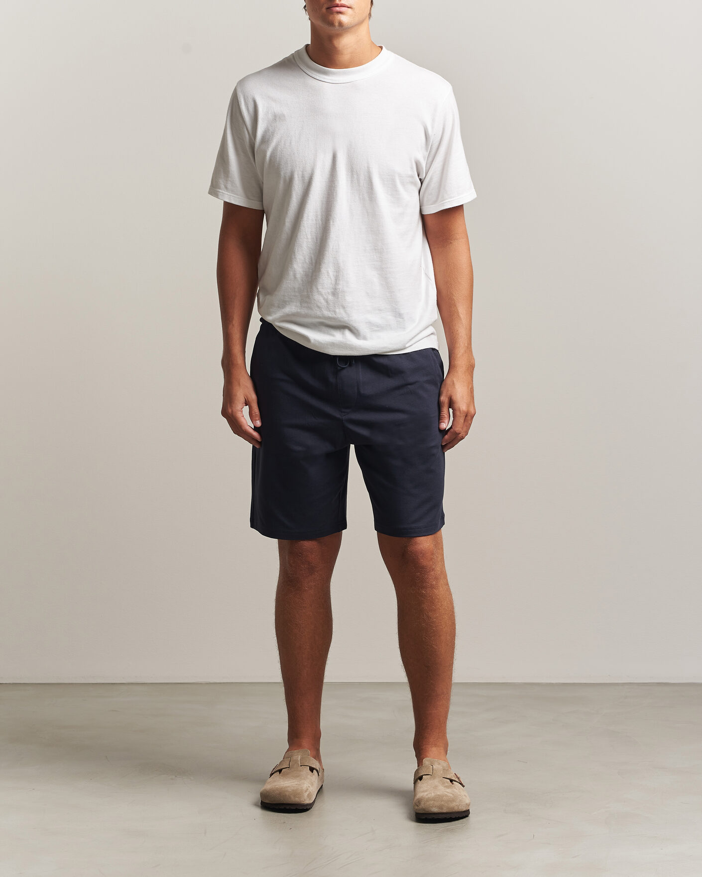 Hombres | Pantalones cortos | Bread & Boxers | Pyjama Shorts Dark Navy