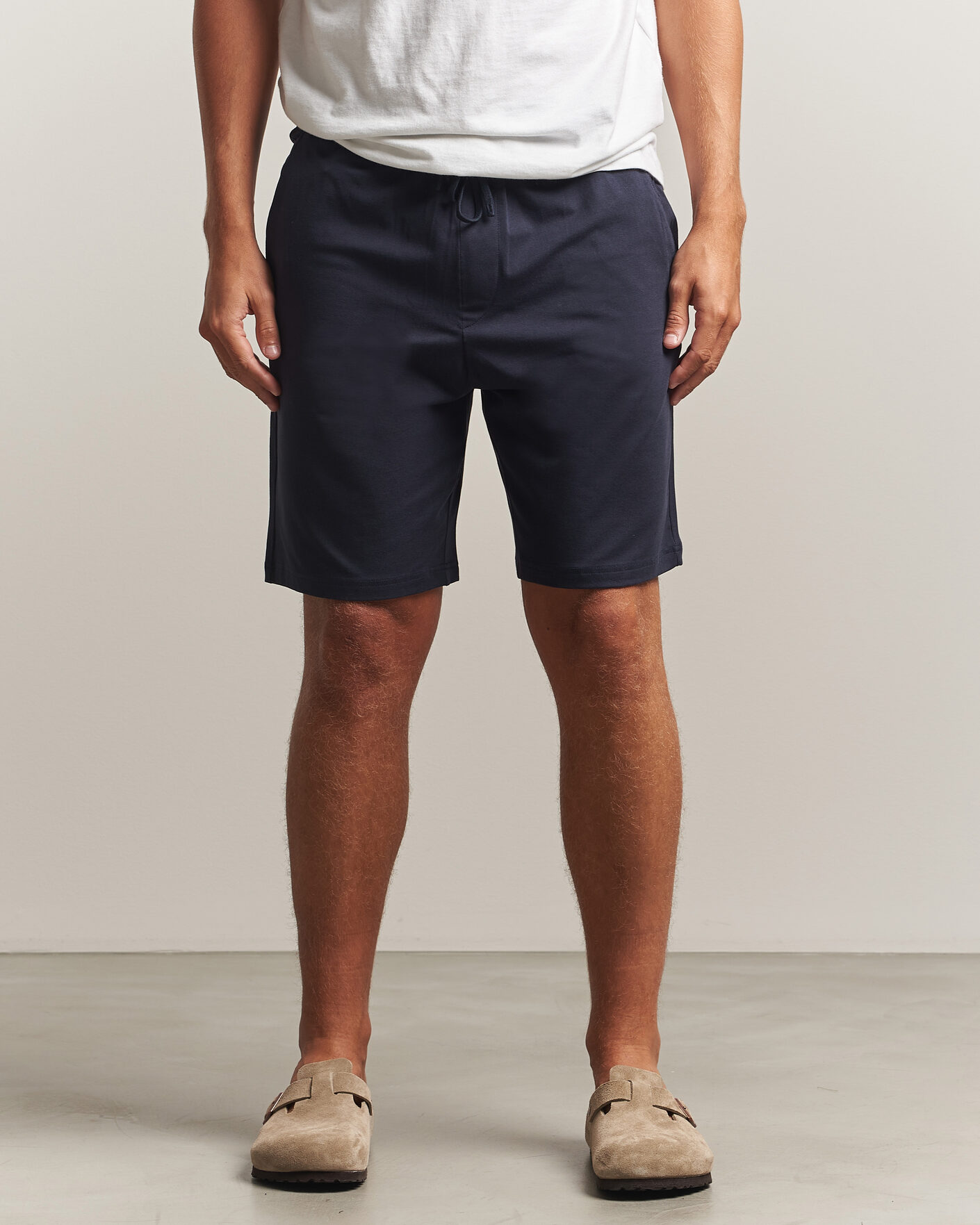 Hombres | Pantalones cortos | Bread & Boxers | Pyjama Shorts Dark Navy