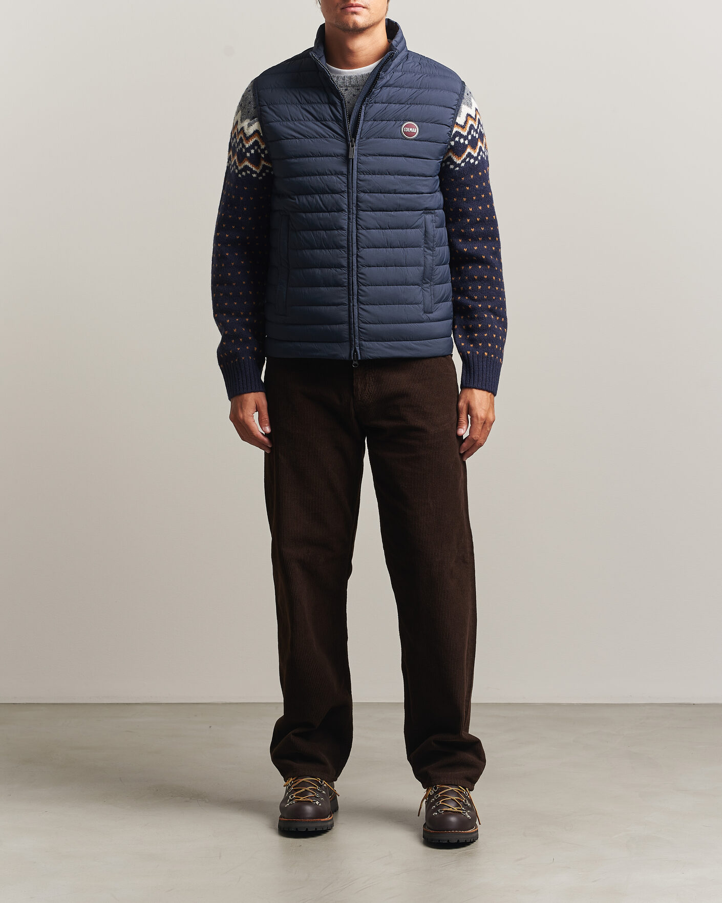 Hombres | Chalecos | Colmar | Lightweight Down Vest Navy