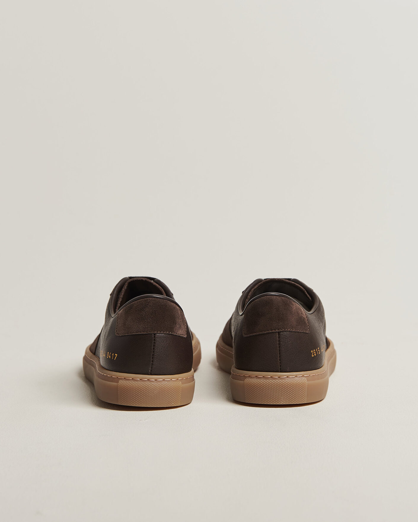 Hombres | Zapatillas | Common Projects | Bball Duo Leather Sneaker Dark Brown