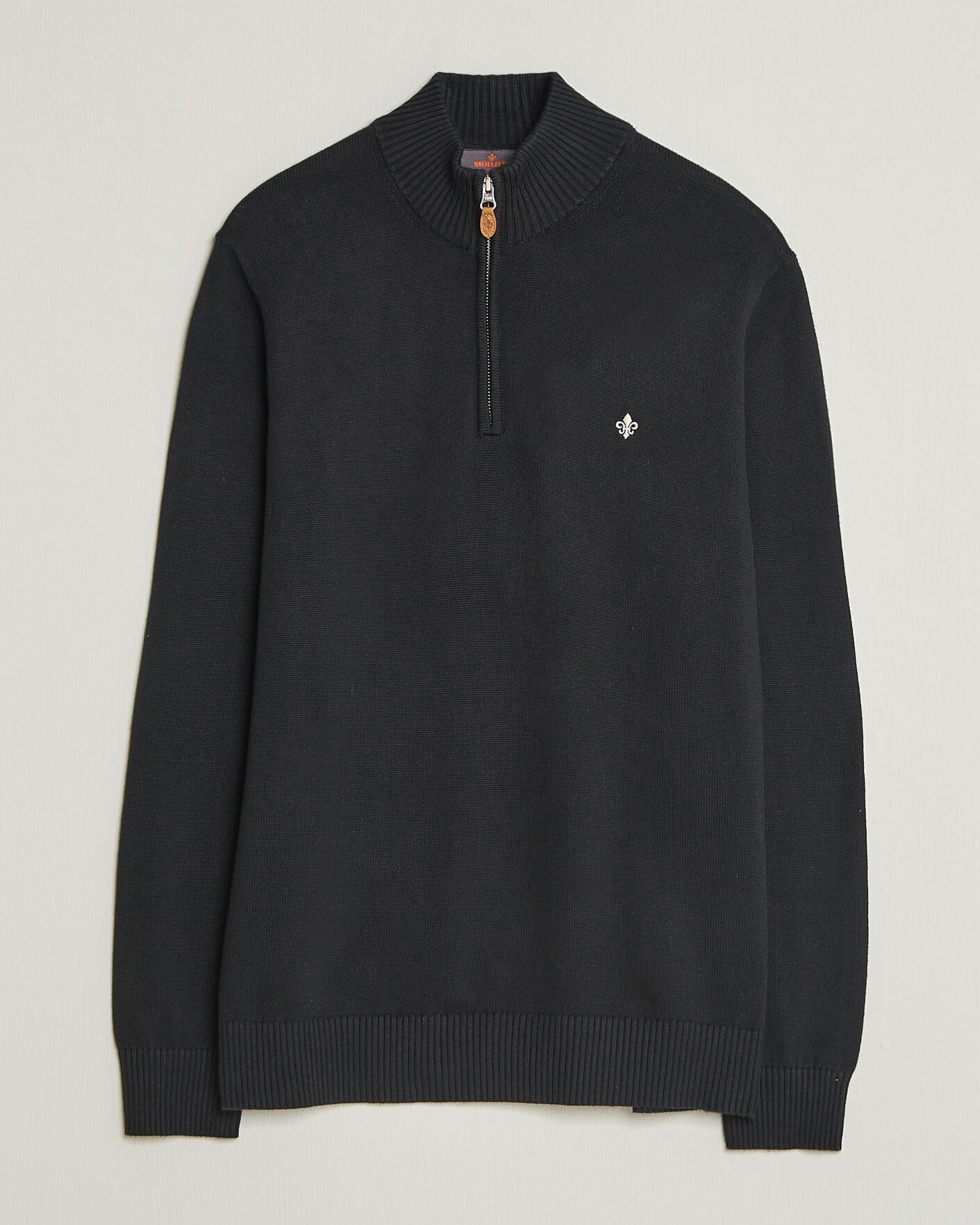 Hombres | Jerséis y prendas de punto | Morris | Darmon Half Zip Black