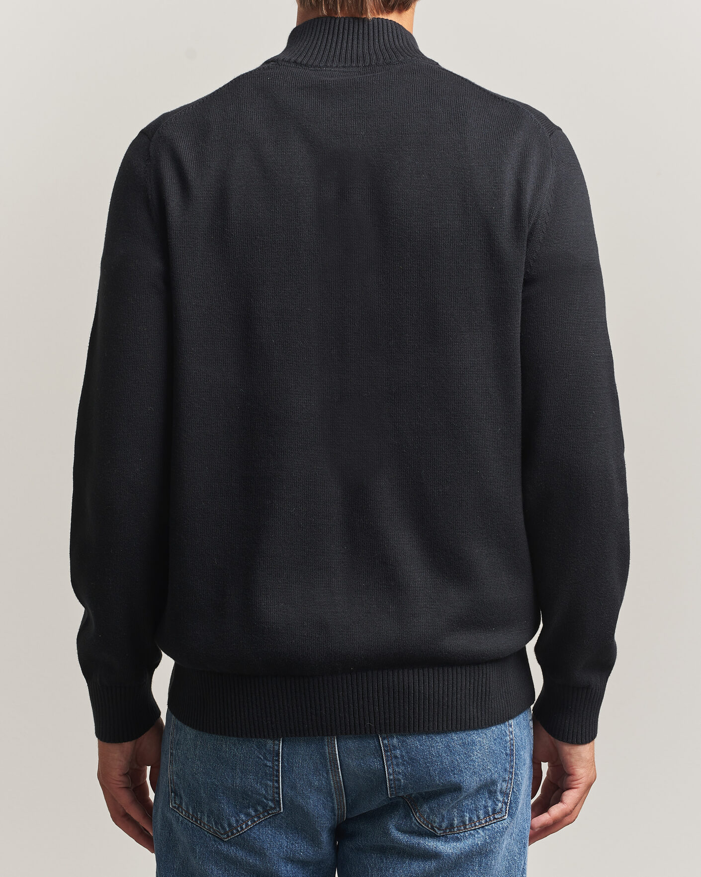 Hombres | Jerséis y prendas de punto | Morris | Darmon Half Zip Black