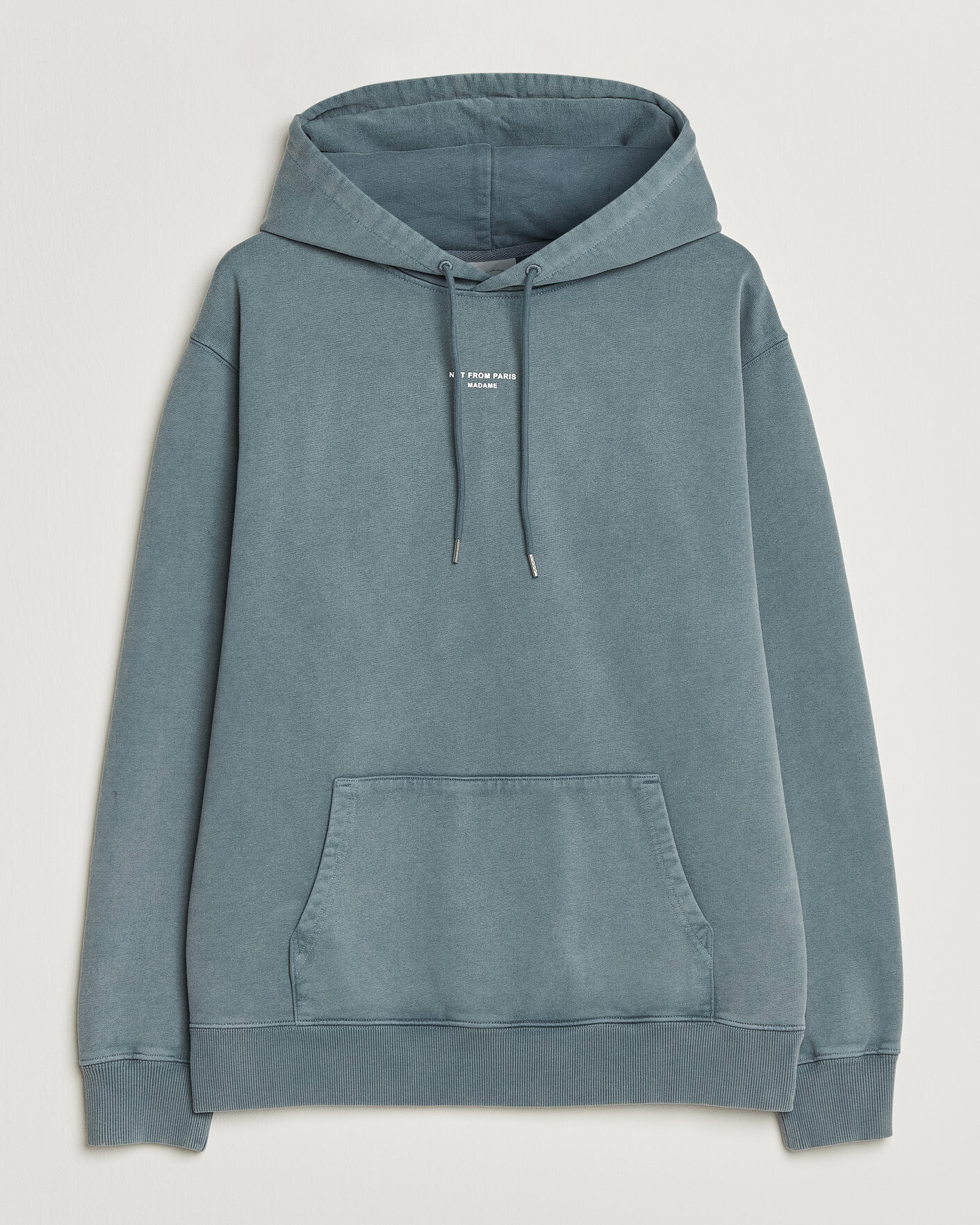 Hombres | Jerséis y prendas de punto | Drôle de Monsieur | Classic Slogan Hoodie Dark Grey