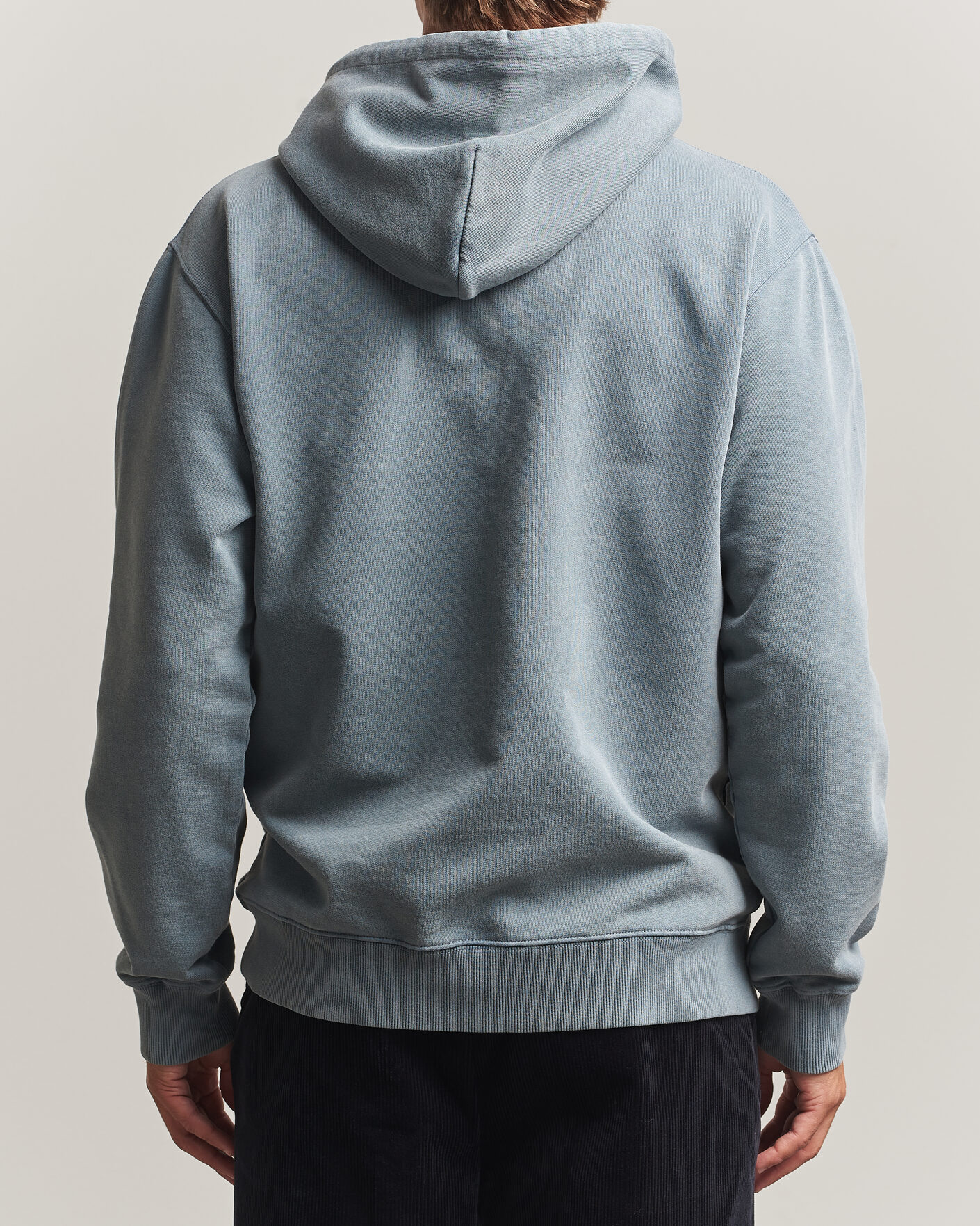 Hombres | Jerséis y prendas de punto | Drôle de Monsieur | Classic Slogan Hoodie Dark Grey