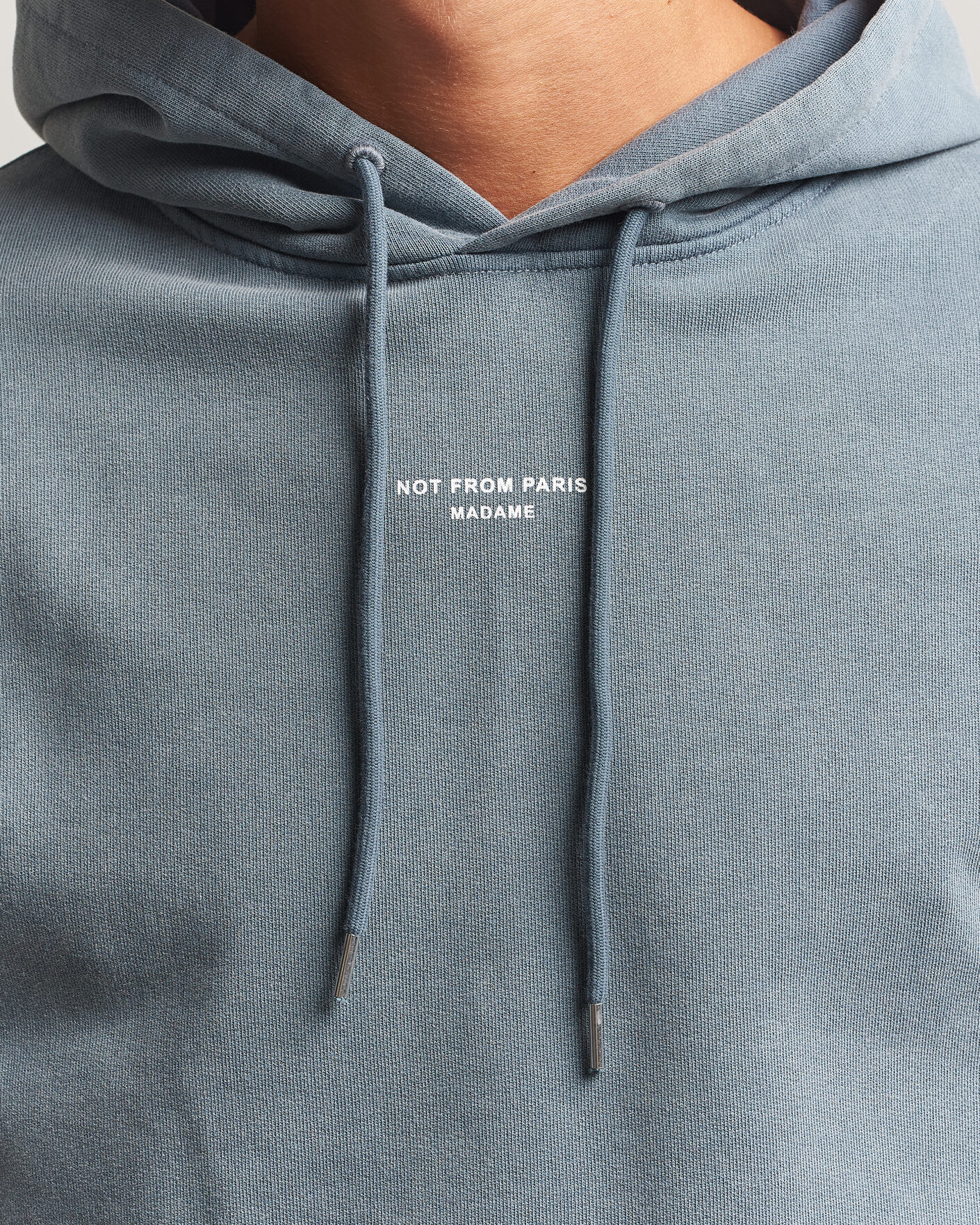 Hombres | Jerséis y prendas de punto | Drôle de Monsieur | Classic Slogan Hoodie Dark Grey
