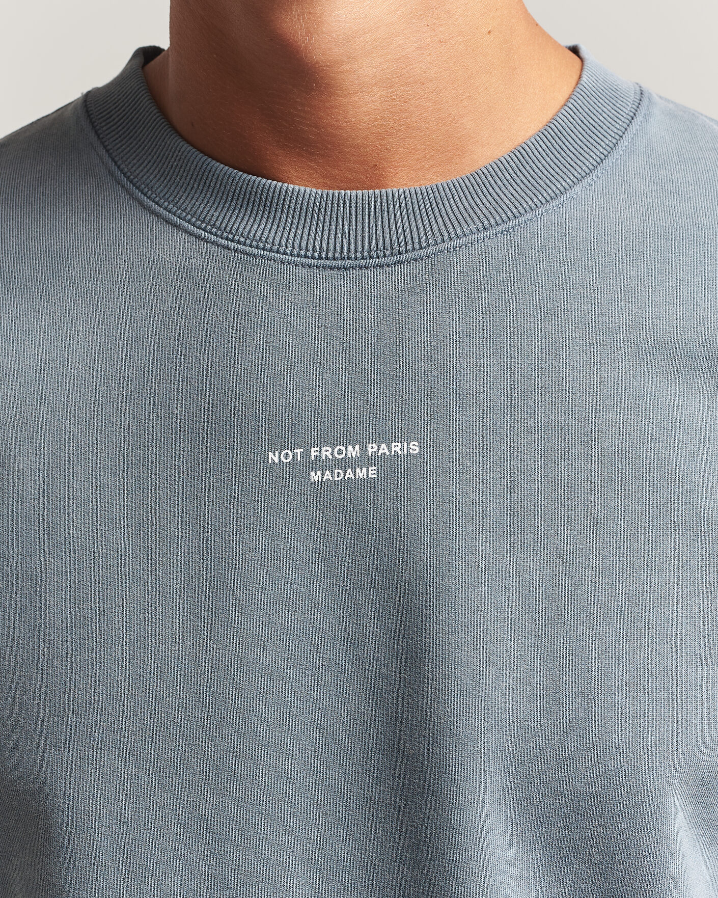Hombres | Jerséis y prendas de punto | Drôle de Monsieur | Classic Slogan Sweatshirt Dark Grey
