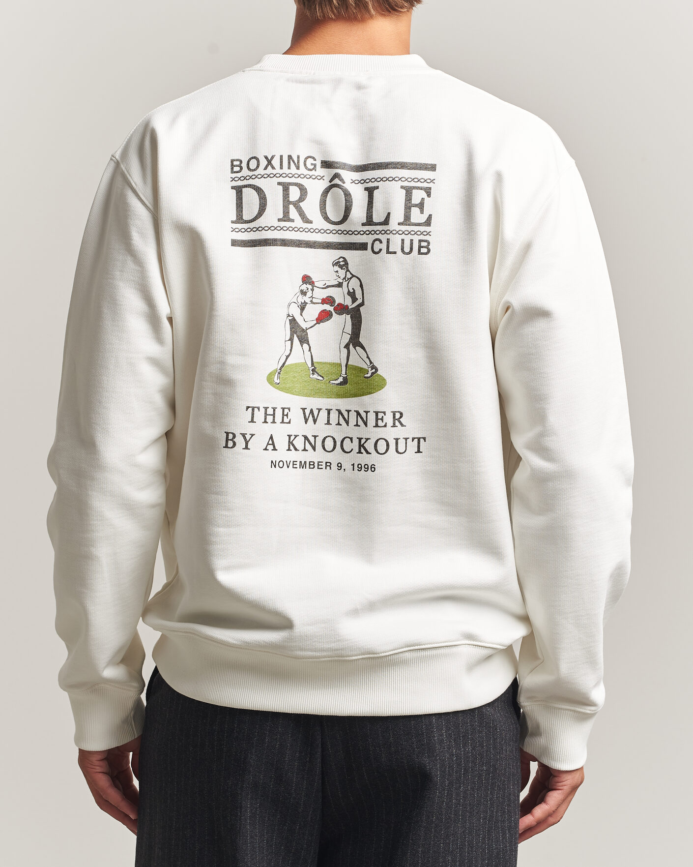 Hombres | Jerséis y prendas de punto | Drôle de Monsieur | Boxers Sweatshirt Off White