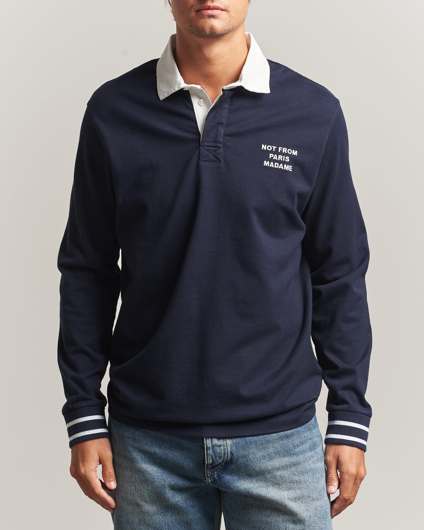 Hombres | Jerséis y prendas de punto | Drôle de Monsieur | Slogan Rugger Navy