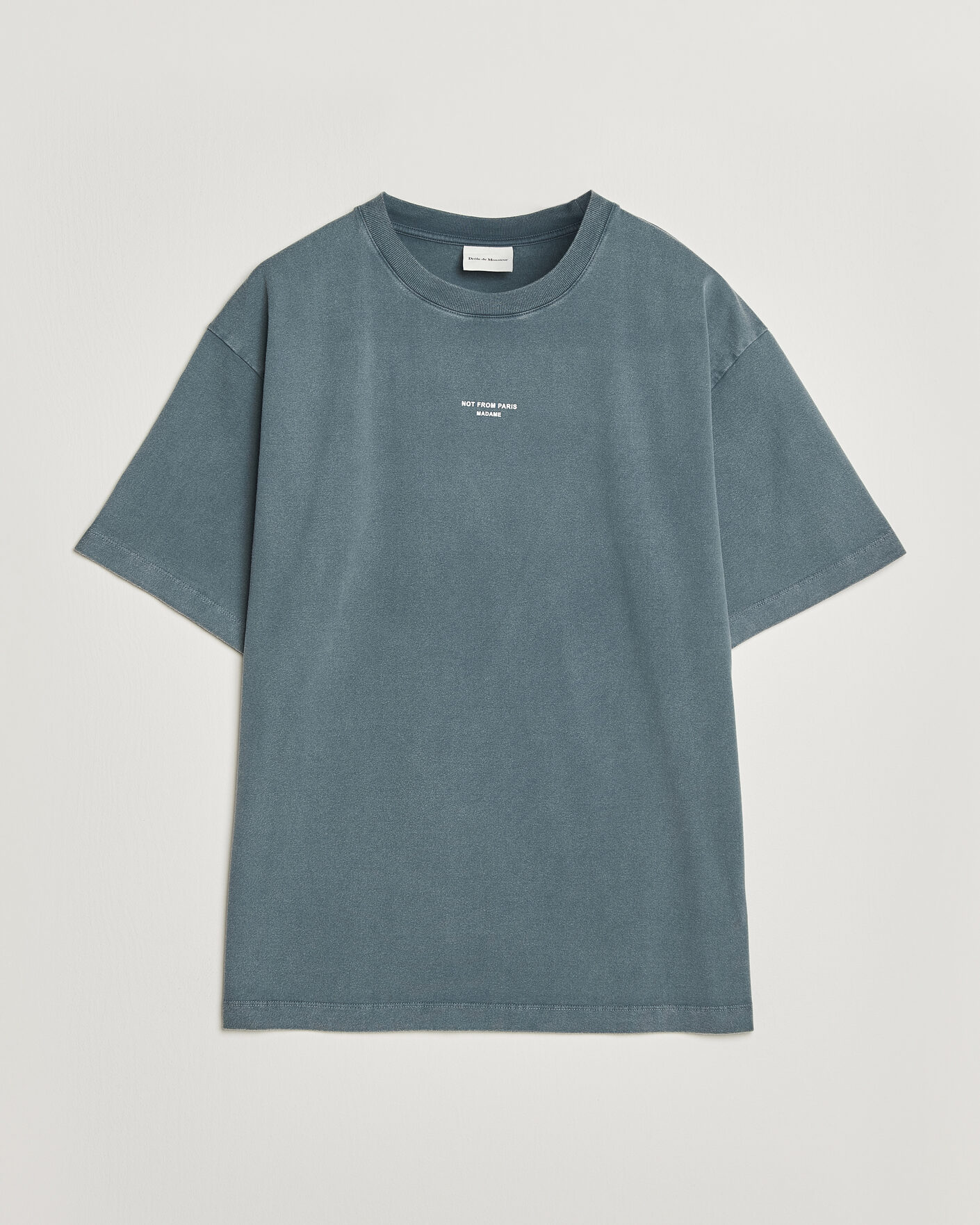 Hombres | Camisetas | Drôle de Monsieur | Classic Slogan T-Shirt Dark Grey