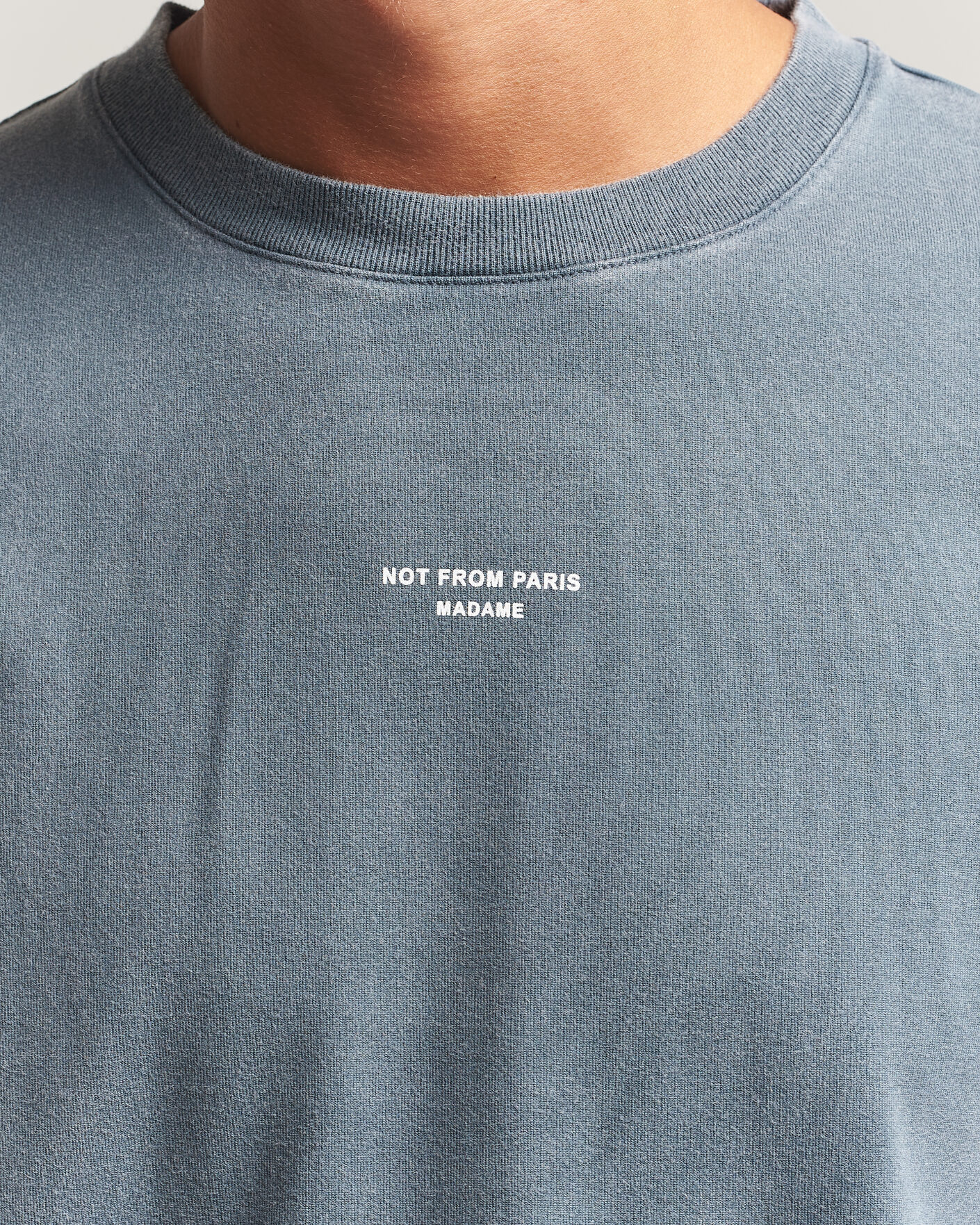 Hombres | Camisetas | Drôle de Monsieur | Classic Slogan T-Shirt Dark Grey