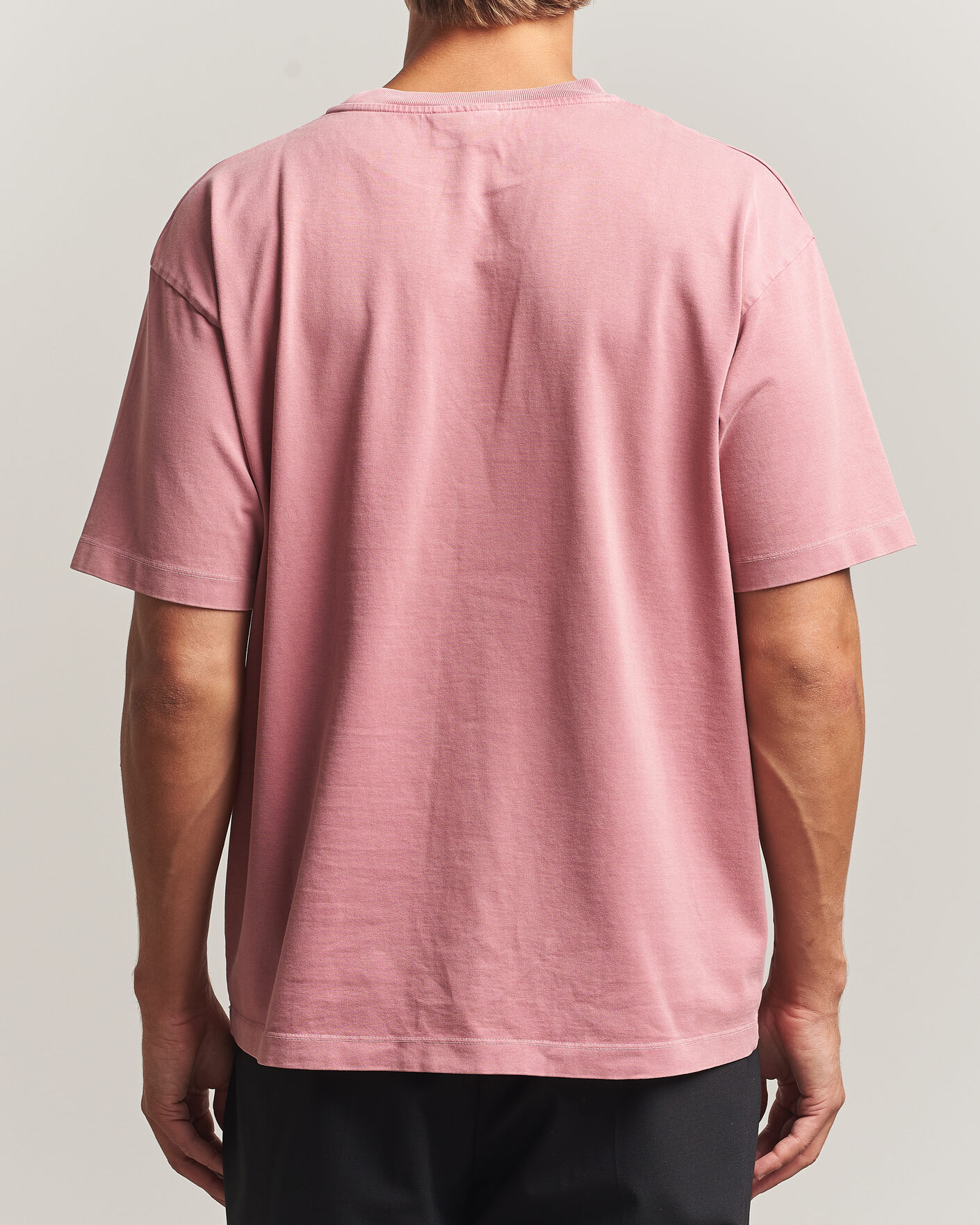 Hombres | Camisetas | Drôle de Monsieur | Classic Slogan T-Shirt Dark Pink