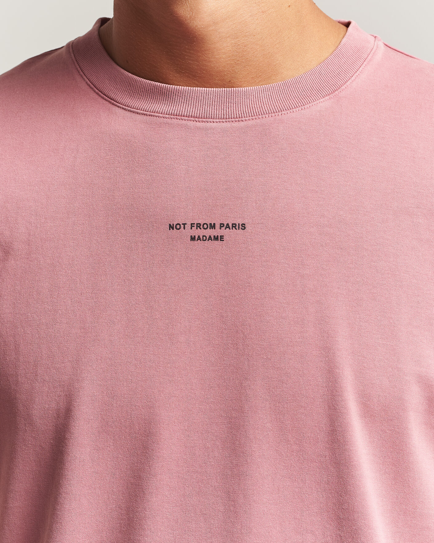 Hombres | Camisetas | Drôle de Monsieur | Classic Slogan T-Shirt Dark Pink