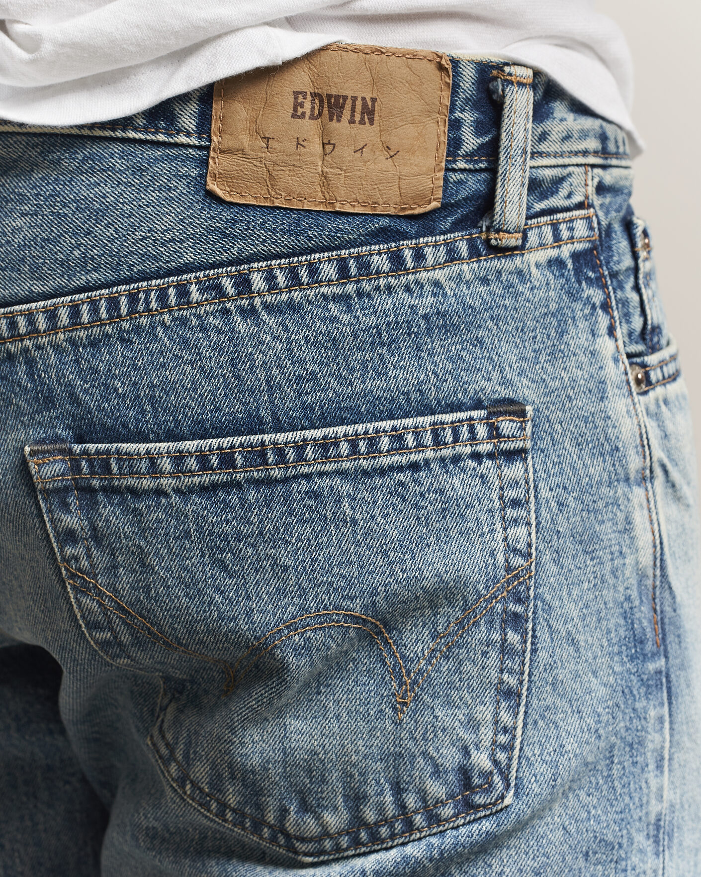 Hombres | Vaqueros | EDWIN | Regular Tapered Rainbow Selvage Jeans Light Used