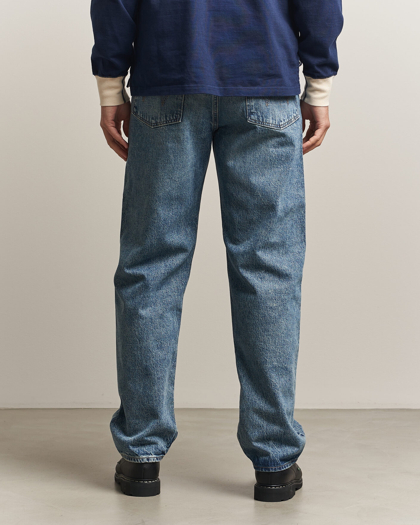 Hombres | Pantalones | EDWIN | Loose Straight Rainbow Selvage Jeans Mid Used