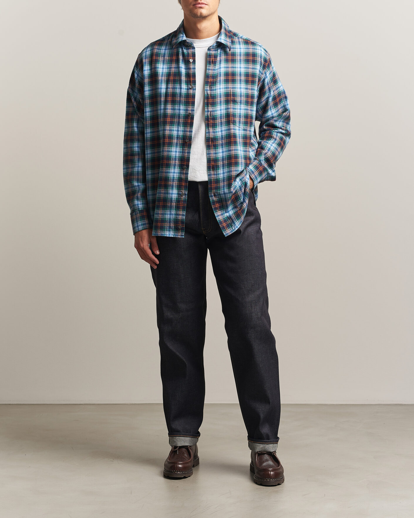 Hombres | Pantalones | EDWIN | Loose Straight Rainbow Selvage Jeans Unwashed