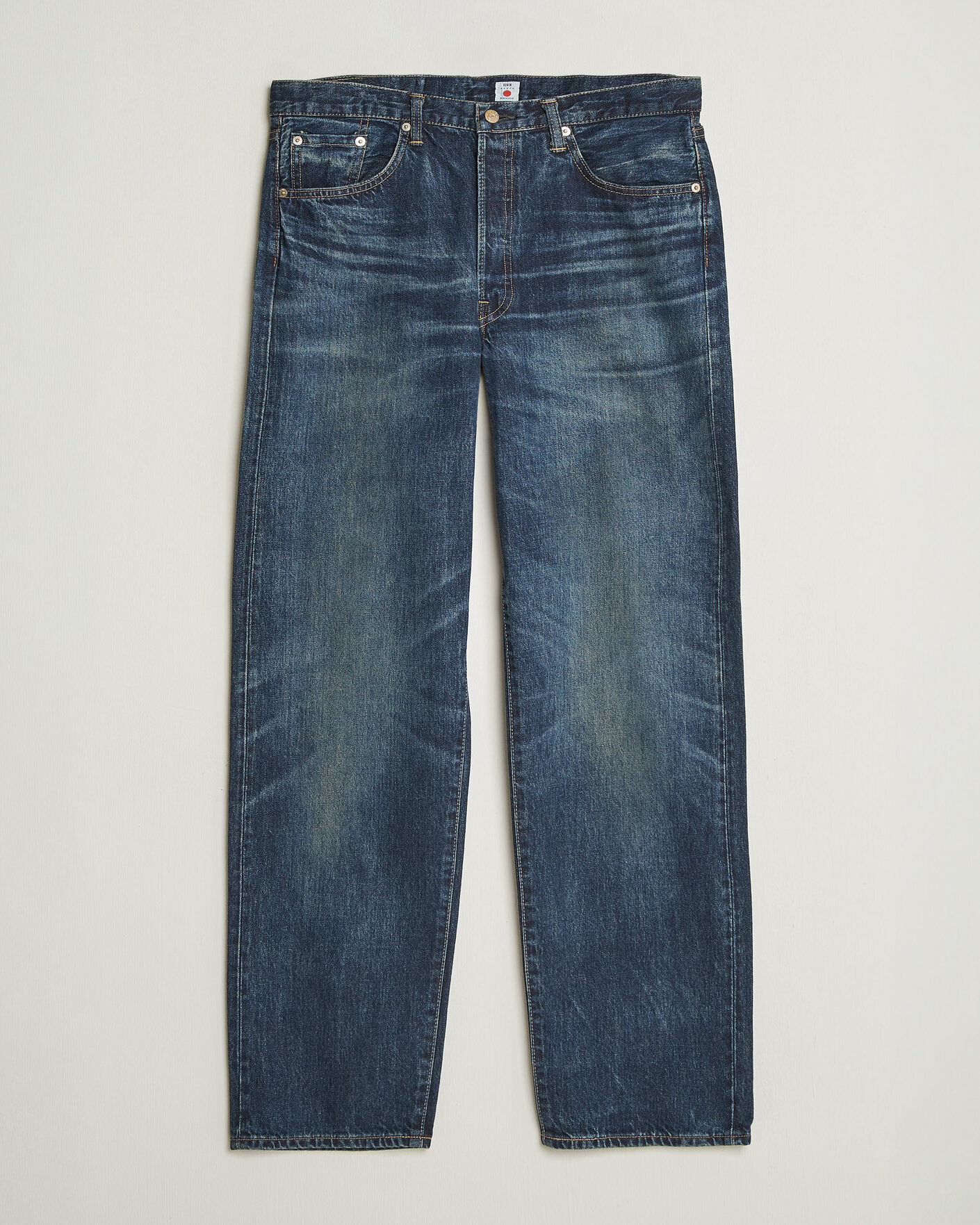 Hombres | Pantalones | EDWIN | Loose Straight Rainbow Selvage Jeans Dark Used