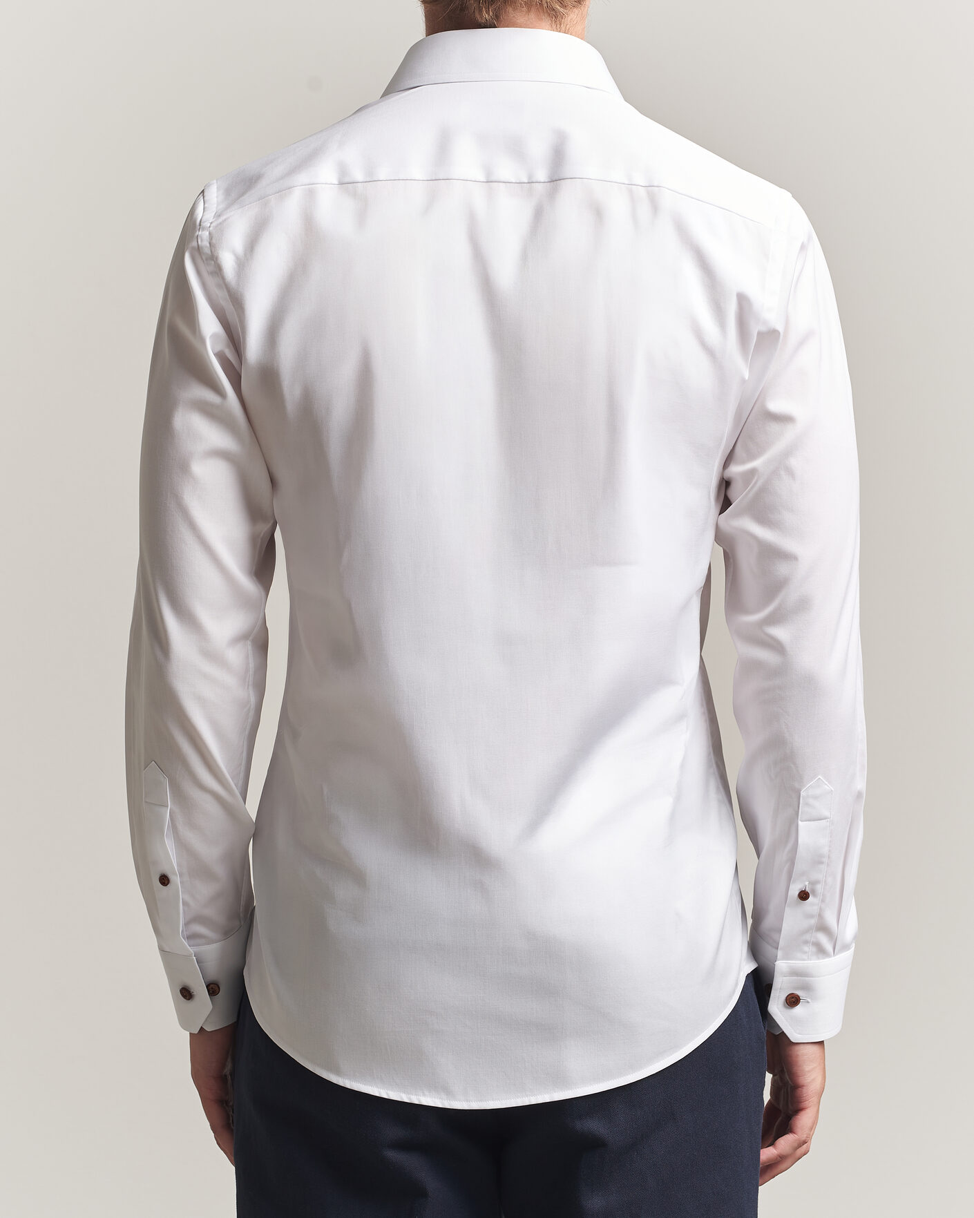 Hombres | Camisas | Eton | Slim Fit Signature Twill Contrast Shirt White