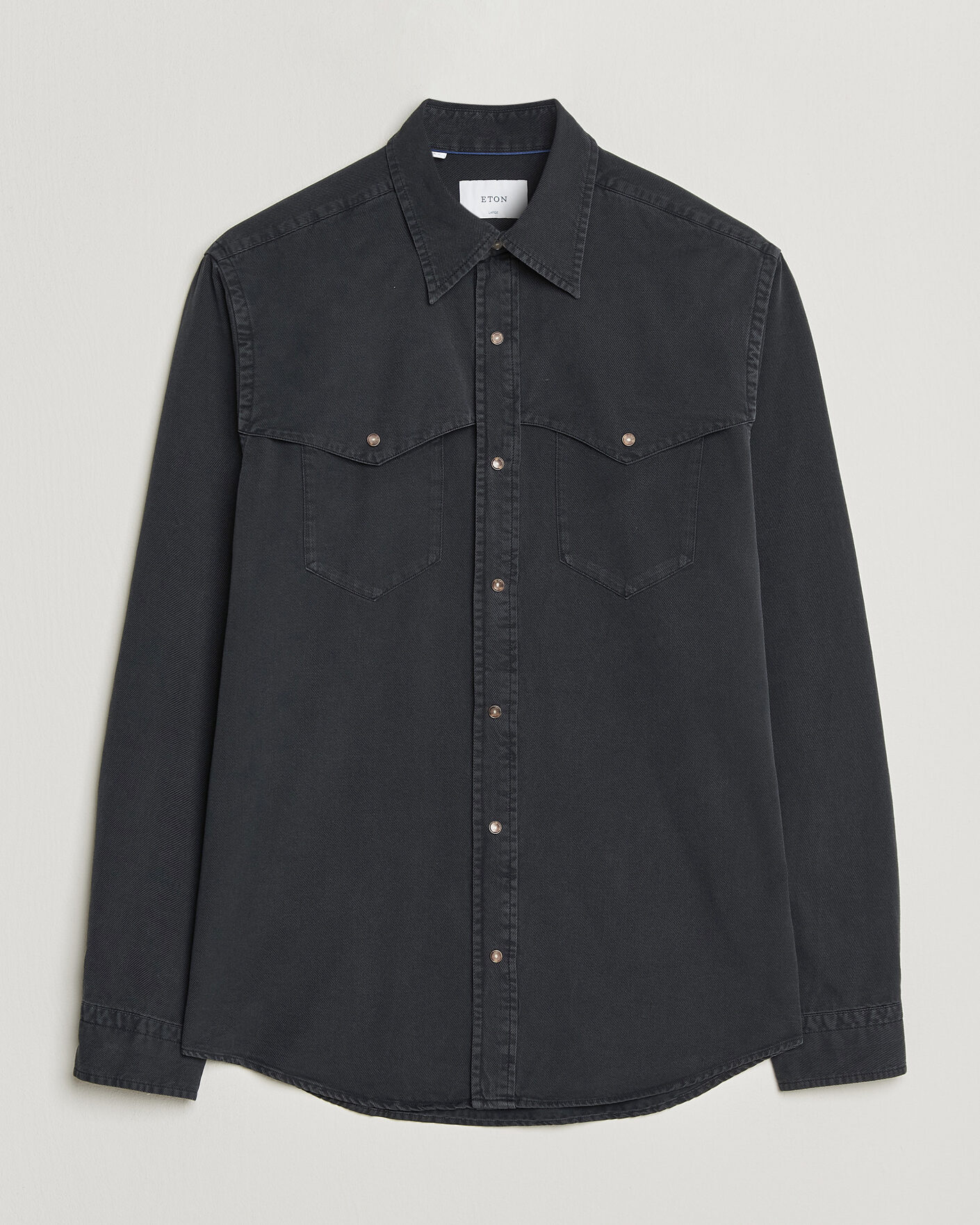 Hombres | Camisas | Eton | Indigo Western Shirt Black
