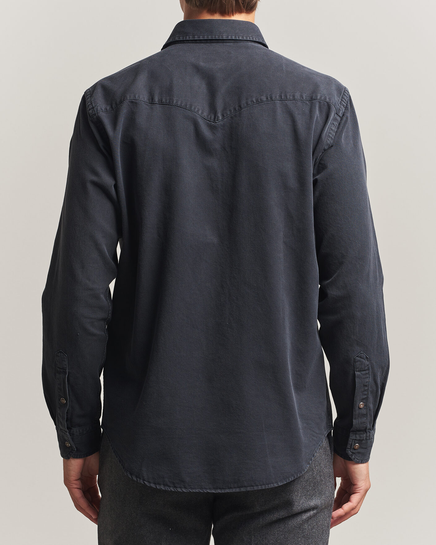 Hombres | Camisas | Eton | Indigo Western Shirt Black