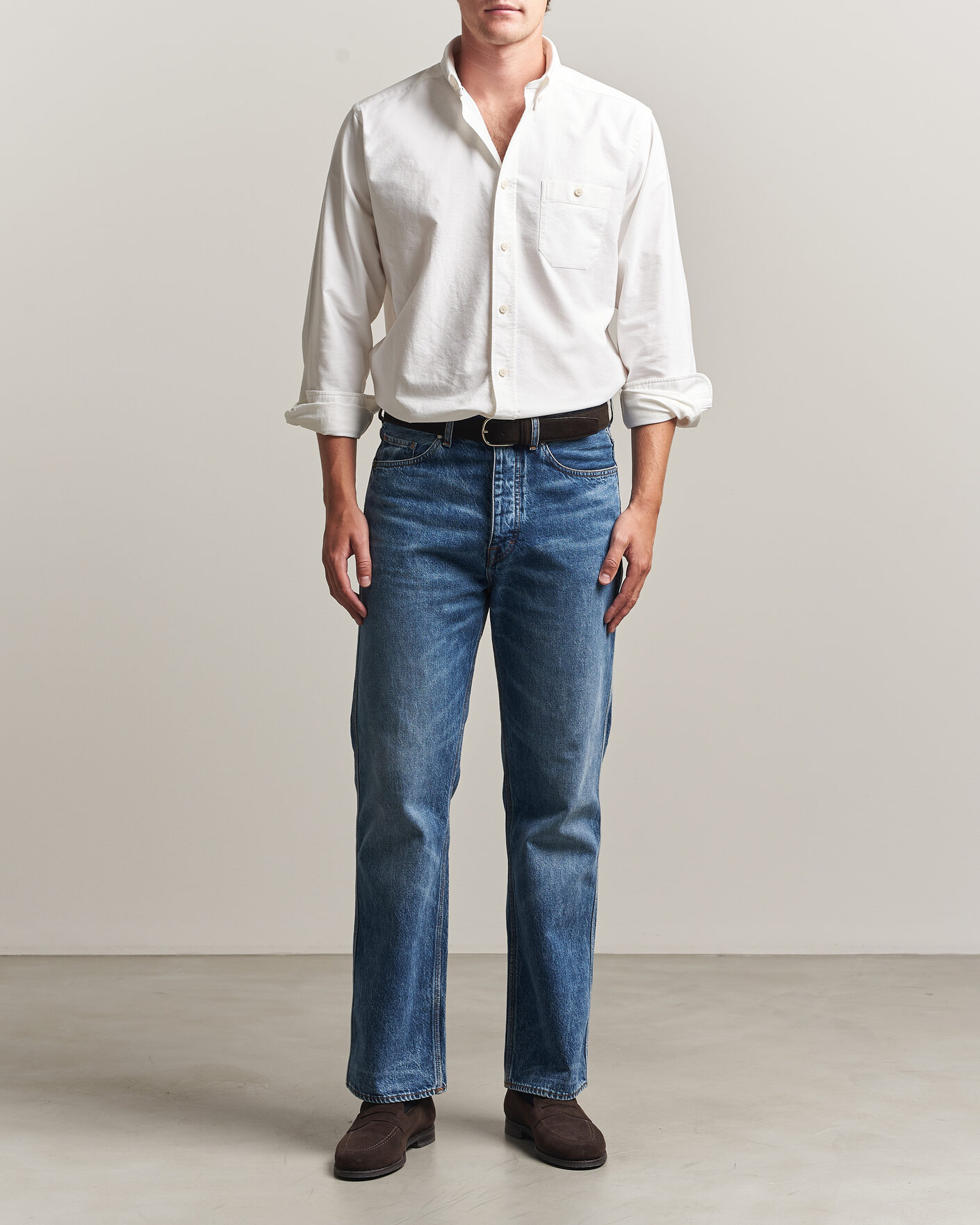 Hombres | Camisas | Eton | Regular Fit Ivy Oxford Shirt White