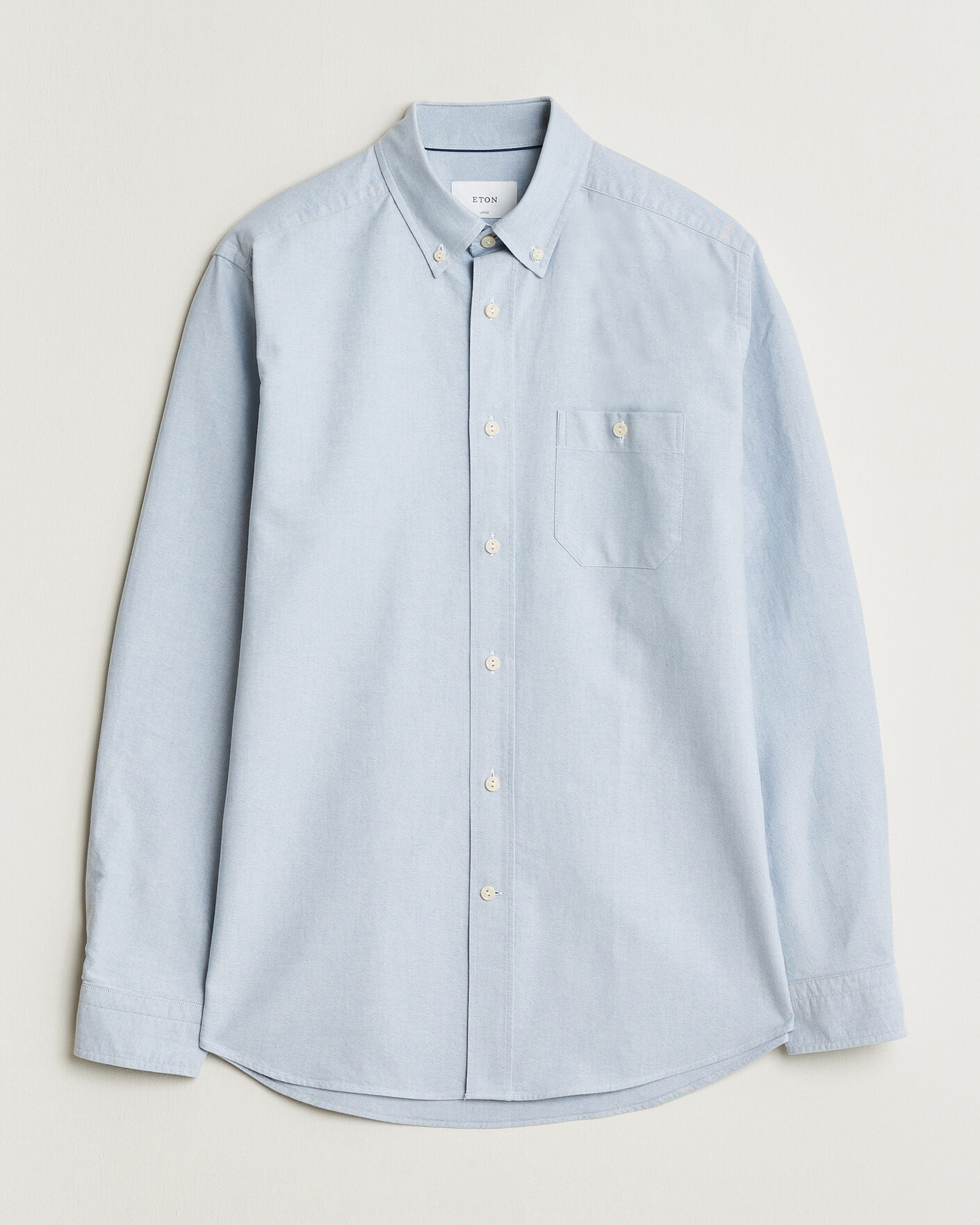 Hombres | Camisas | Eton | Regular Fit Ivy Oxford Shirt Light Blue
