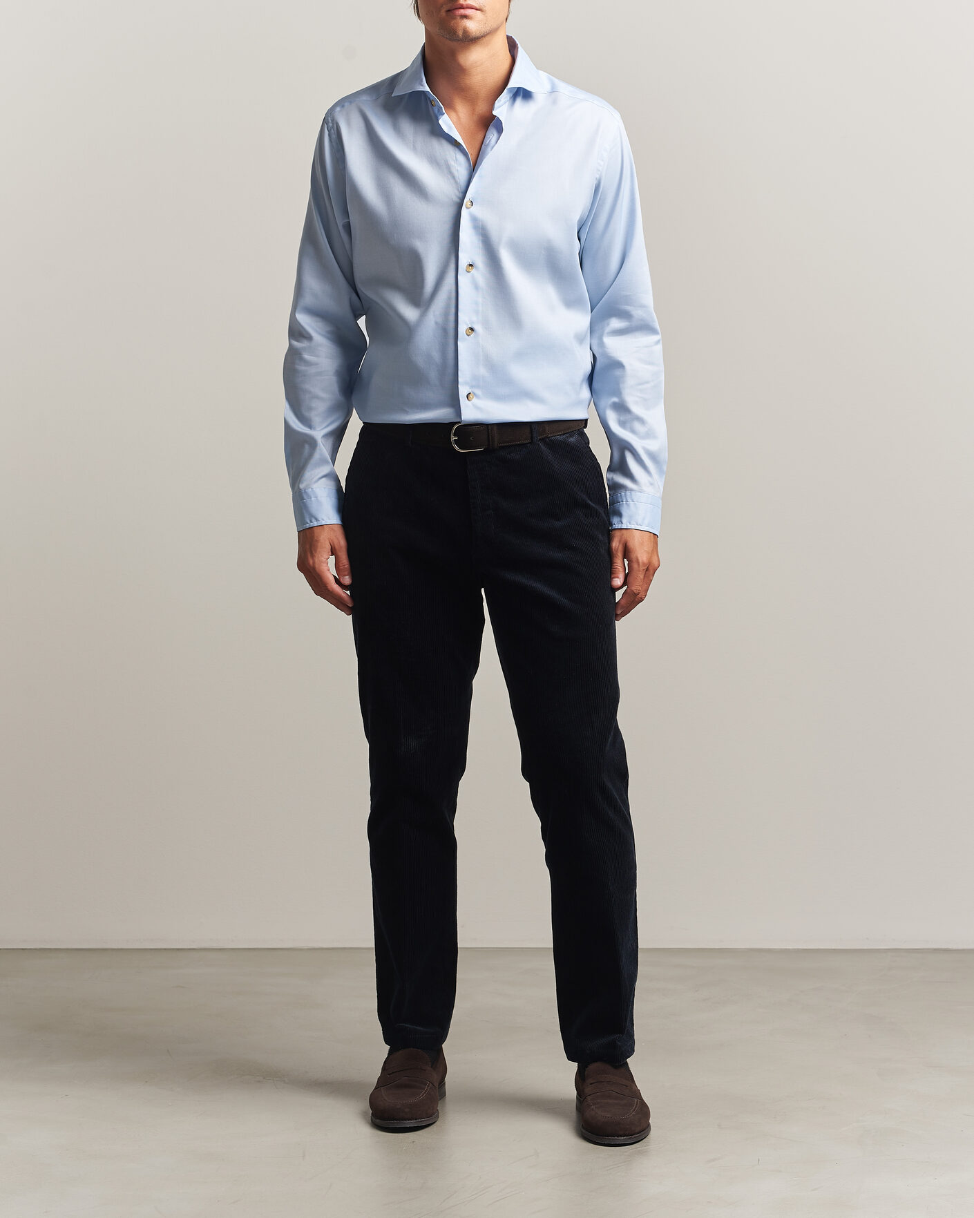 Hombres | Camisas | Eton | Signature Oxford Shirt Light Blue