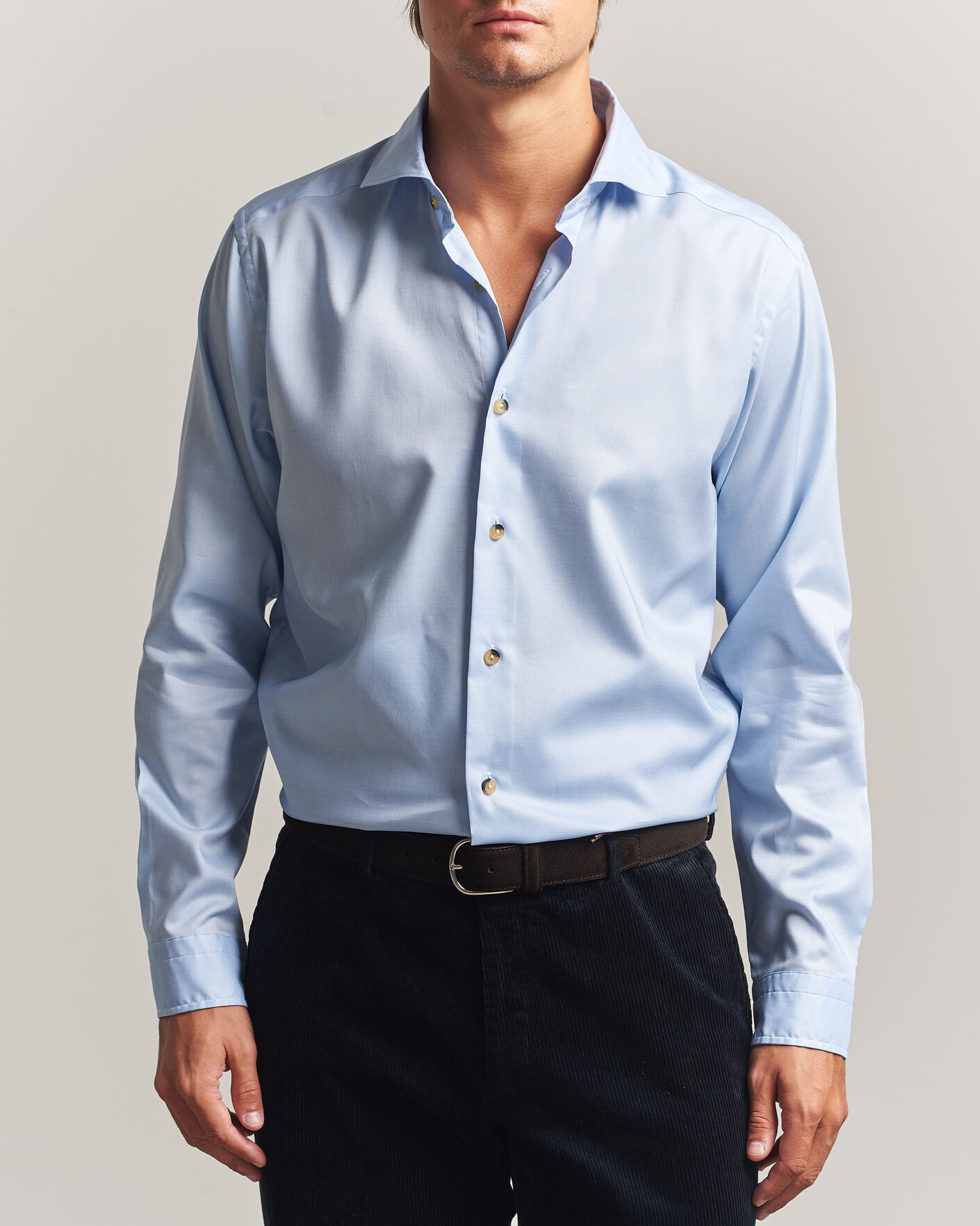 Hombres | Camisas | Eton | Signature Oxford Shirt Light Blue