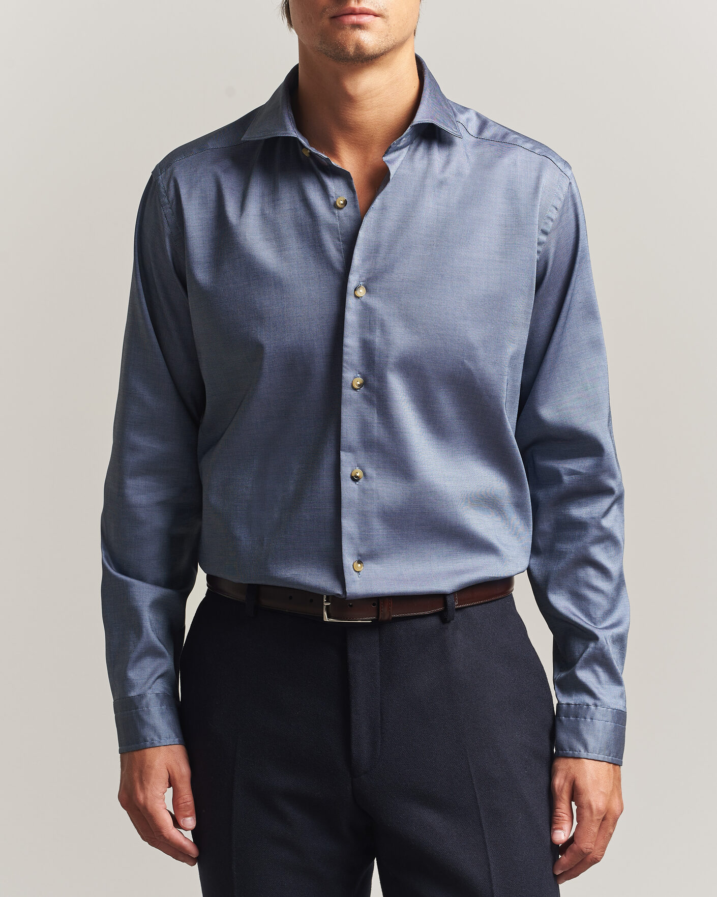 Hombres | Camisas | Eton | Signature Oxford Shirt Blue