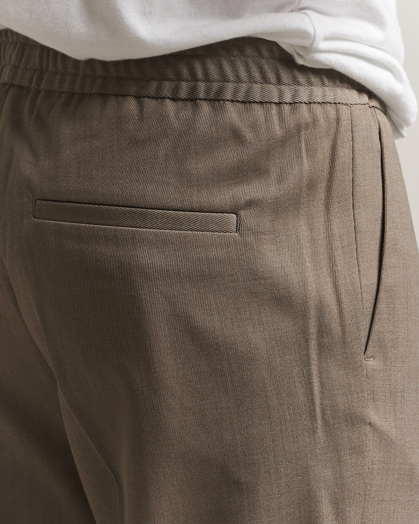 Hombres | Pantalones | Filippa K | Theo Relaxed Wool Trousers Stone Taupe