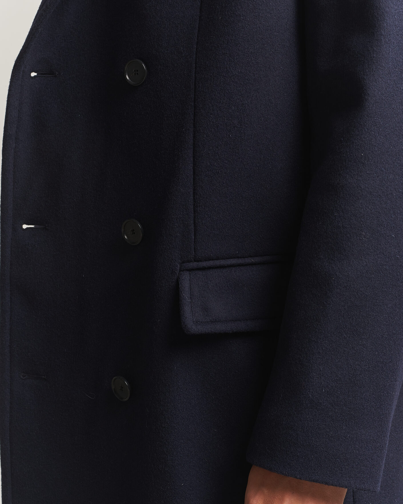 Hombres | Abrigos y chaquetas | Filippa K | Damian Wool Coat French Navy