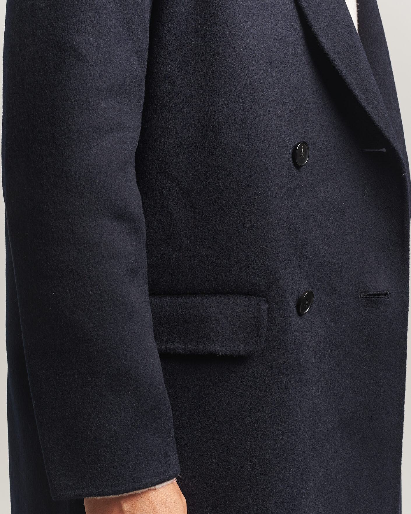 Hombres | Abrigos y chaquetas | Filippa K | Athens Wool Coat Navy