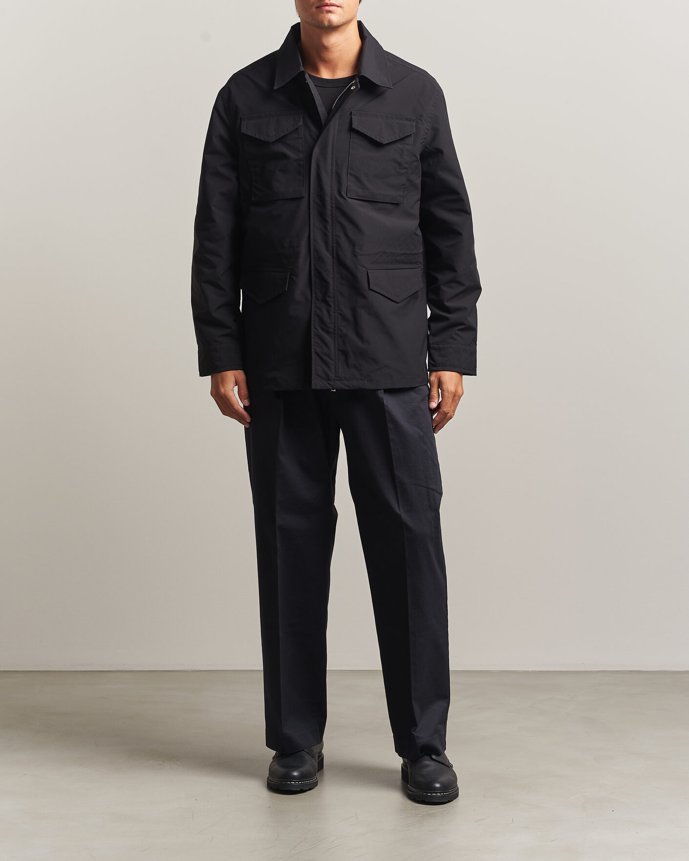 Hombres | Abrigos y chaquetas | Filippa K | Field Jacket Black