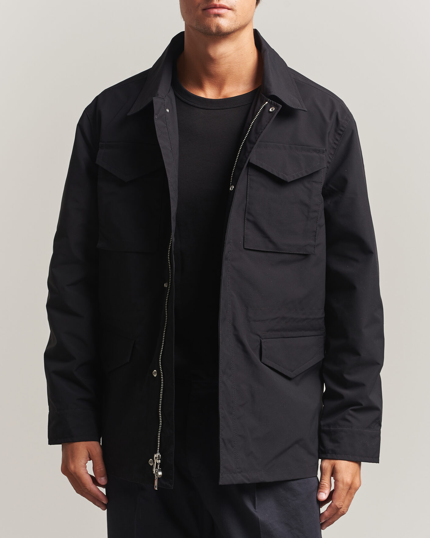 Hombres | Abrigos y chaquetas | Filippa K | Field Jacket Black