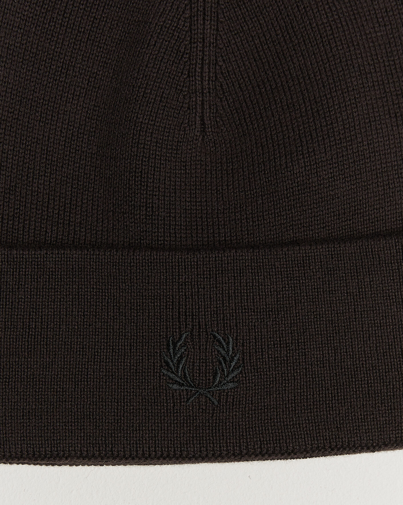 Hombres | Gorros | Fred Perry | Merino Wool Beanie Rich Brown