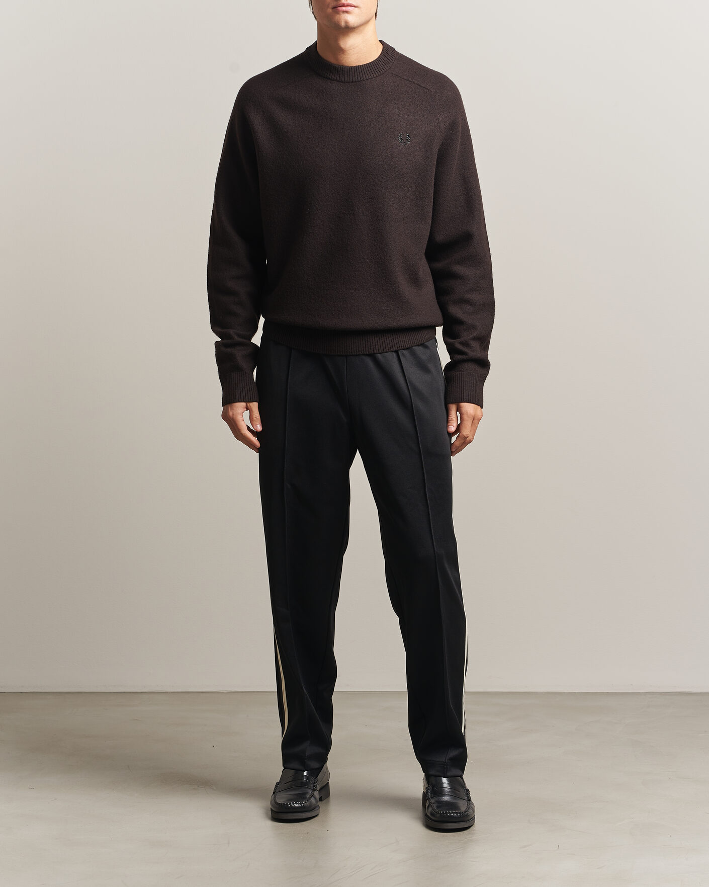 Hombres | Pantalones | Fred Perry | Tipped Taped Track Pants Black