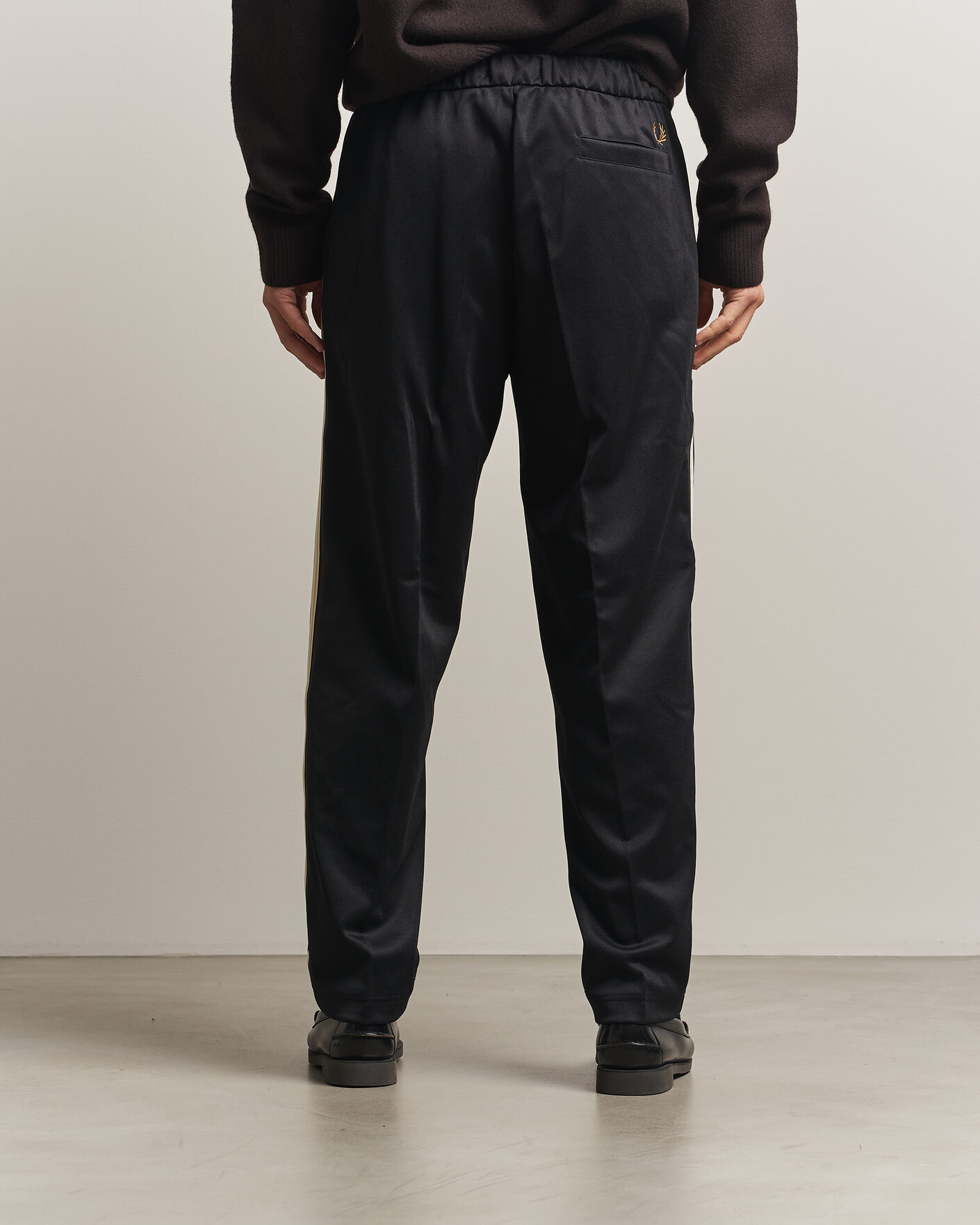 Hombres | Pantalones | Fred Perry | Tipped Taped Track Pants Black